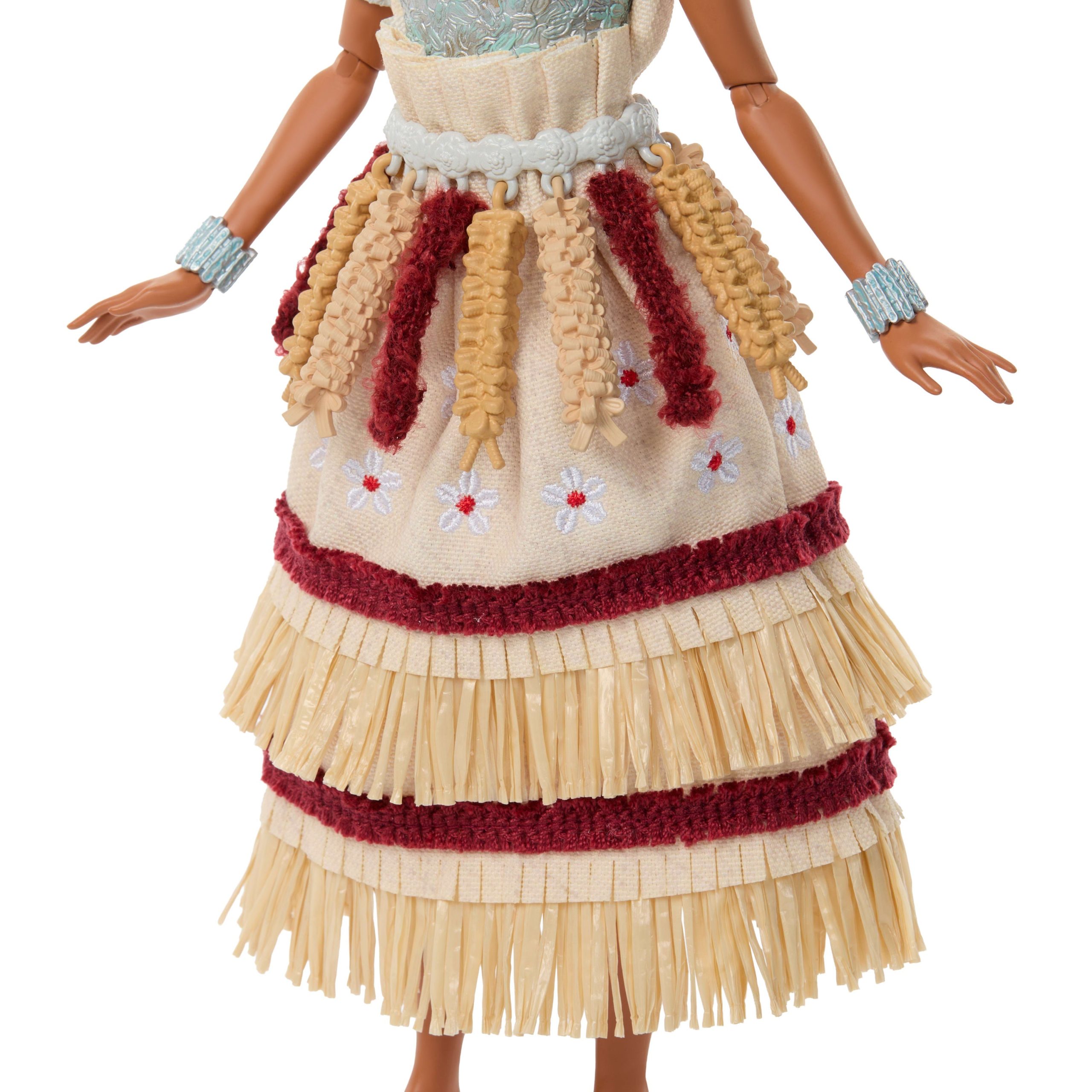 Poupée Mode Moana Disney Collector en Tenue Cérémonielle du Film en Prise de Vues Réelles Avec Coquillage - Image 4
