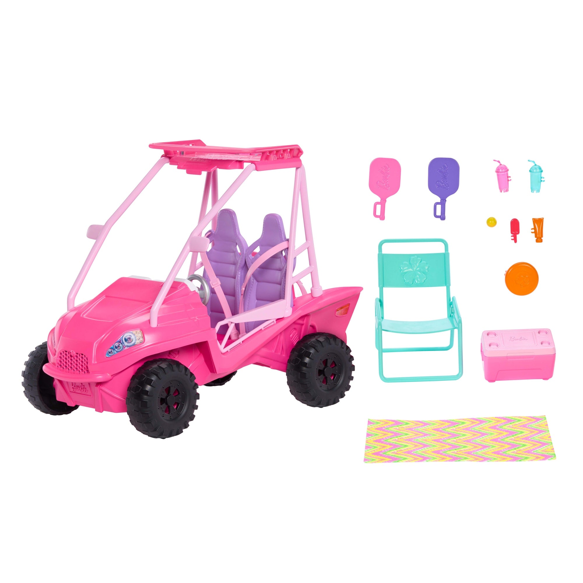 Barbie Los Misterios de Barbie: Detectives en la Playa Vehículo de Juguete Buggy de Playa - Image 5