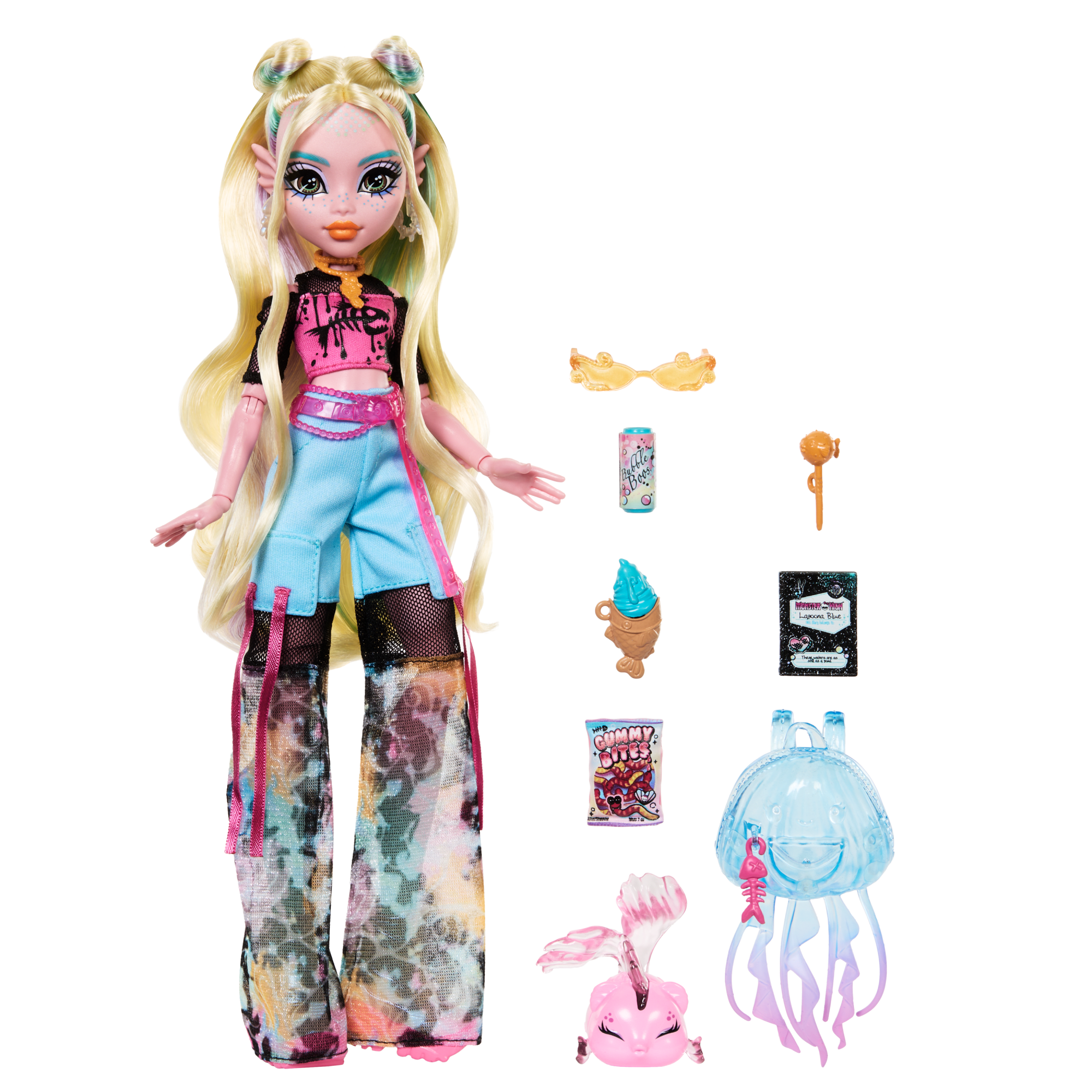 Monster High-Poupée Lagoona Blue-Poupée Avec Animal et Accessoires - Image 4