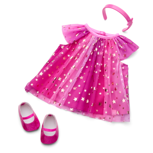 Pink Party-Ready Dress for Bitty Baby® Dolls