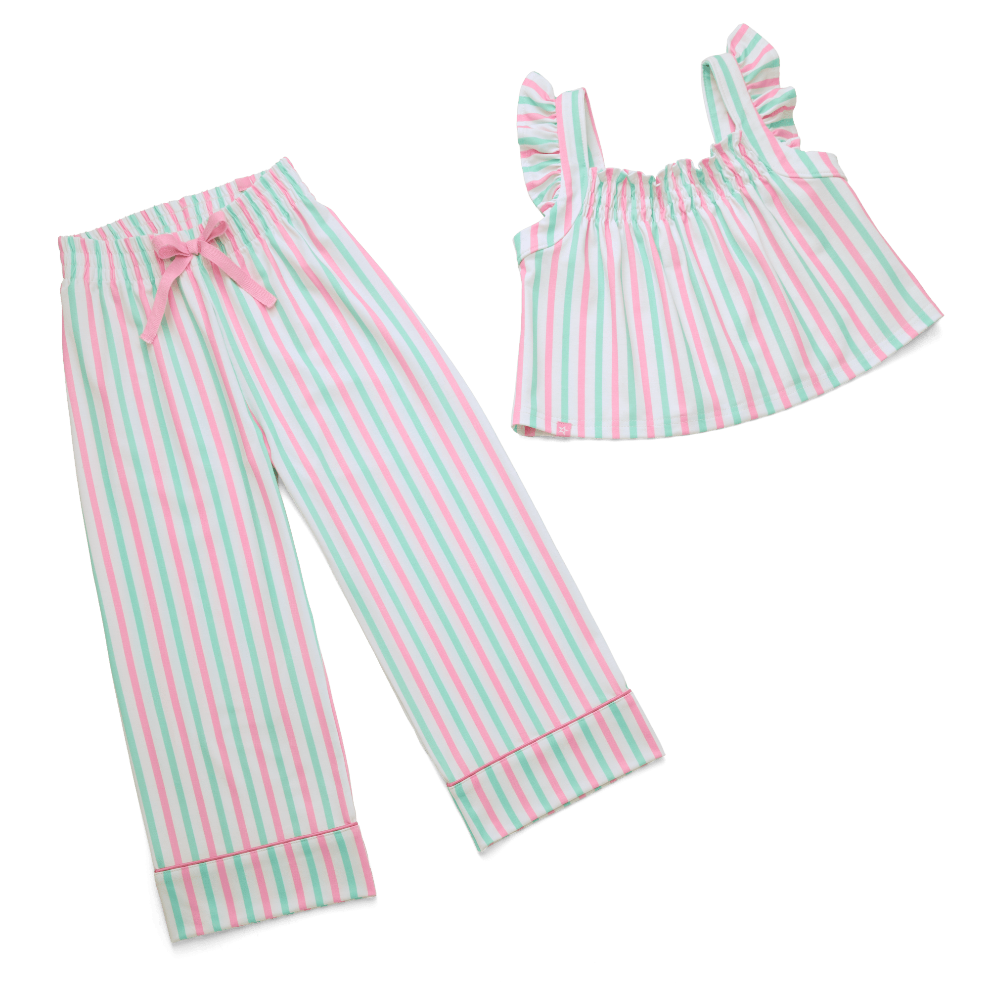 Raquel's™ Coastal Stripes Pajamas for Girls (Girl of the Year™ 2026) - Image 2