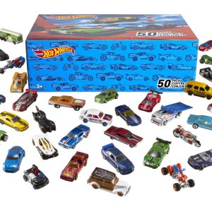 Hot Wheels 1:64 Scale Toy Cars & Trucks. 50-Pack