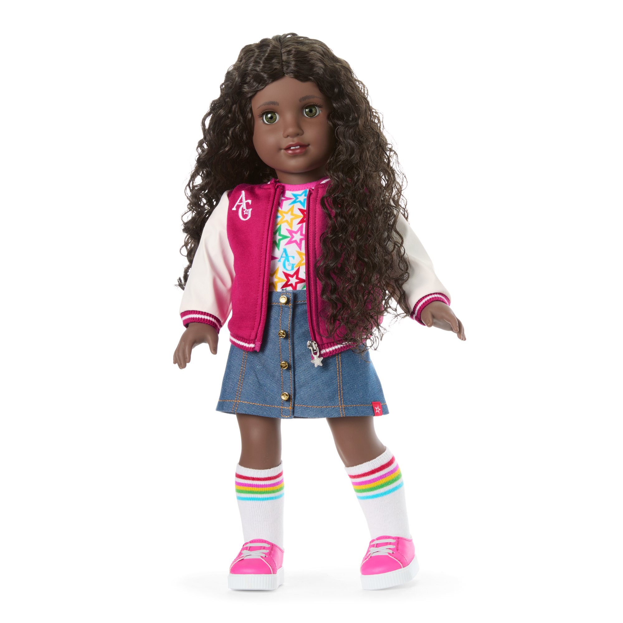 Truly Me™ 18-inch Doll #127 with curly dark-brown hair - Image 2