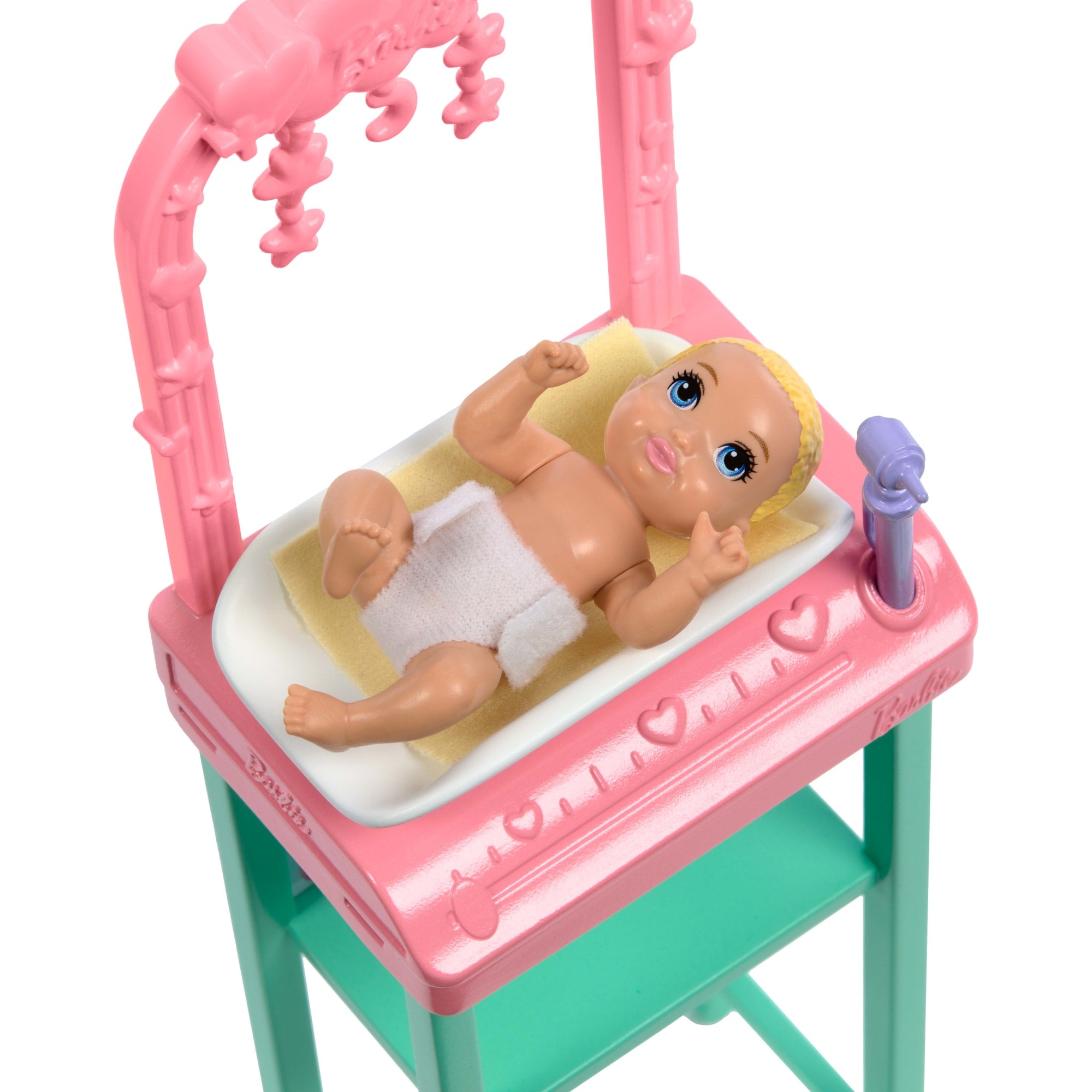 Barbie Baby Doctor Doll With Brunette Fashion Doll. 1 Baby Doll. Furniture & Accessories - Image 4