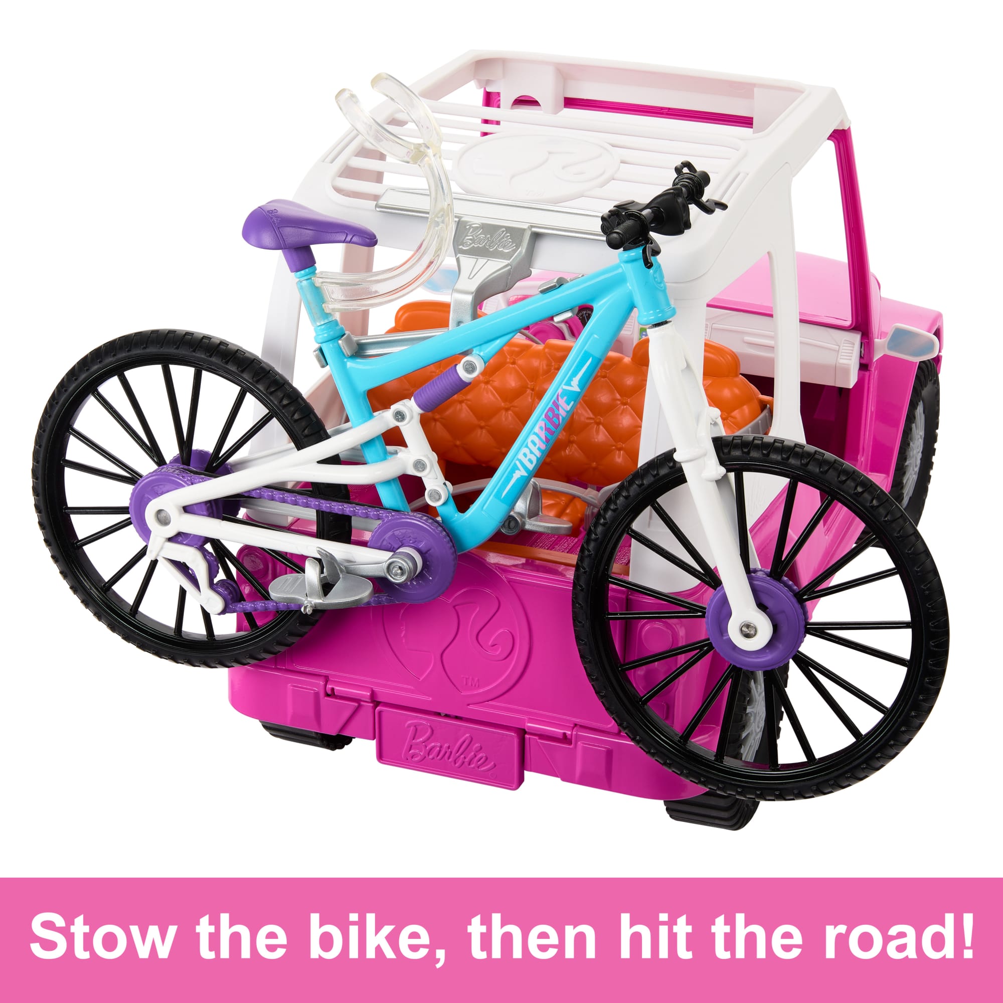 Barbie Doll And Mountain Bike Bundle With Barbie Car - Image 2