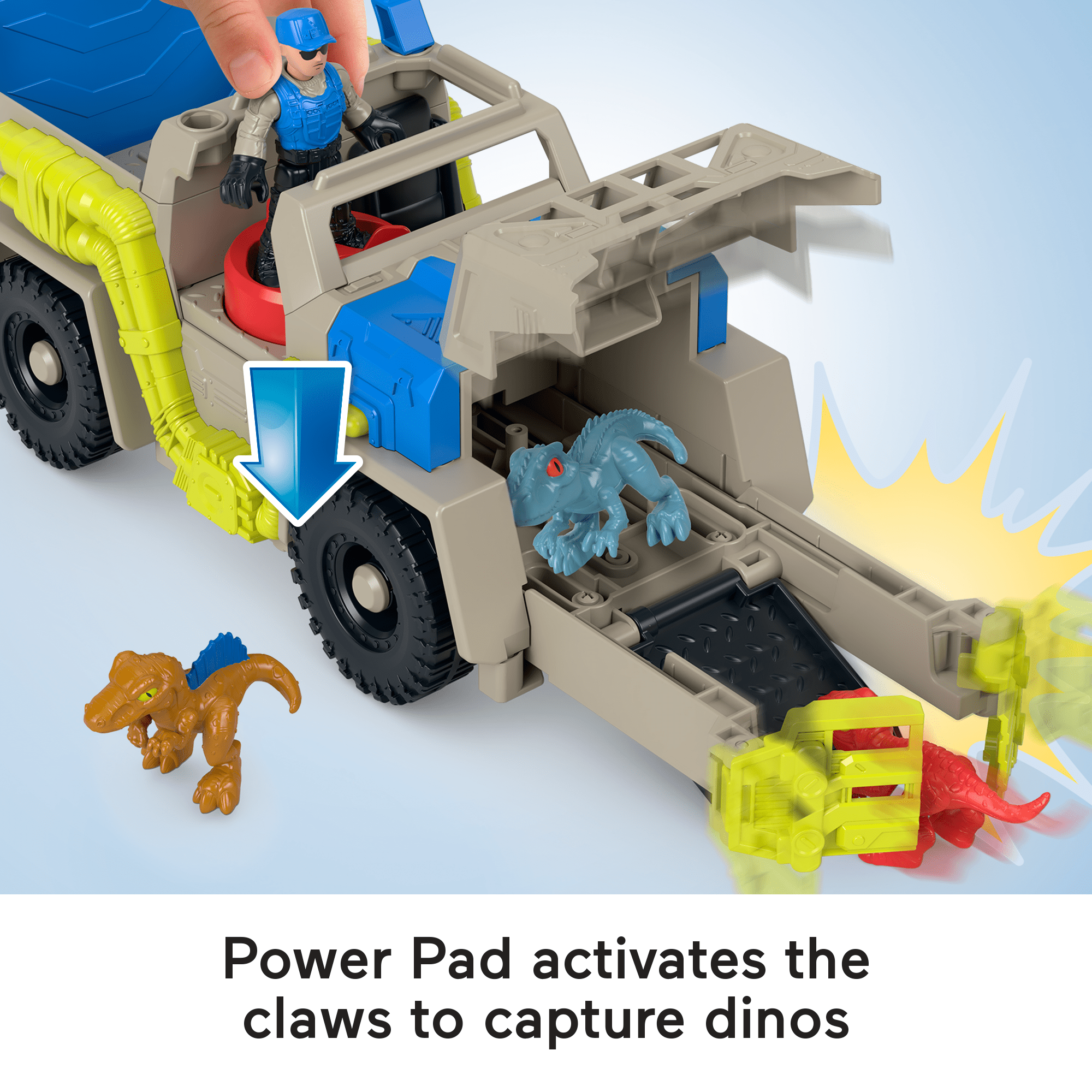 Imaginext Jurassic World Camion de Pistage et de Transport de Dinos - Image 4