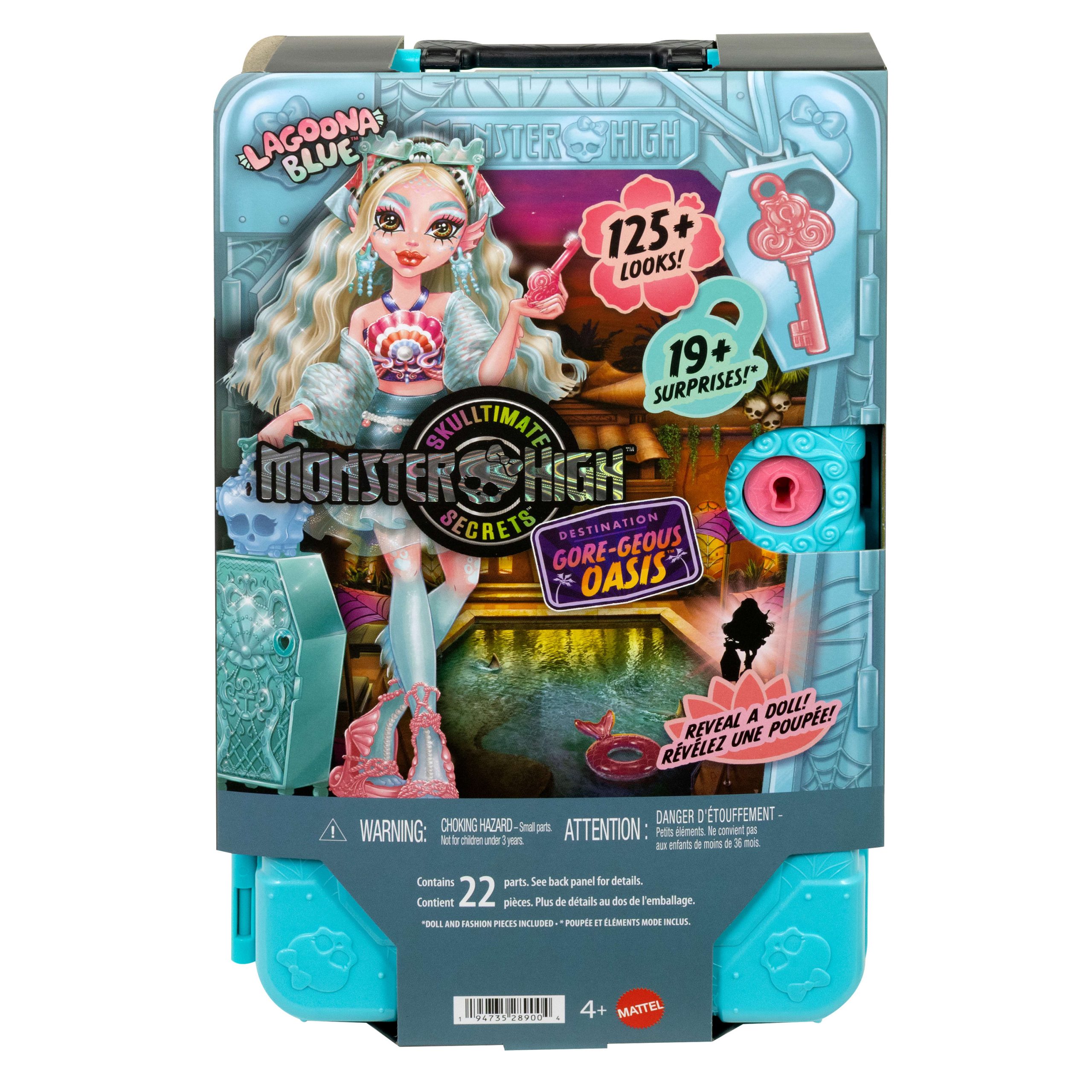 Monster High Skulltimate Secrets Gore-Geous Oasis Playset. Lagoona Blue Doll And Accessories - Image 6