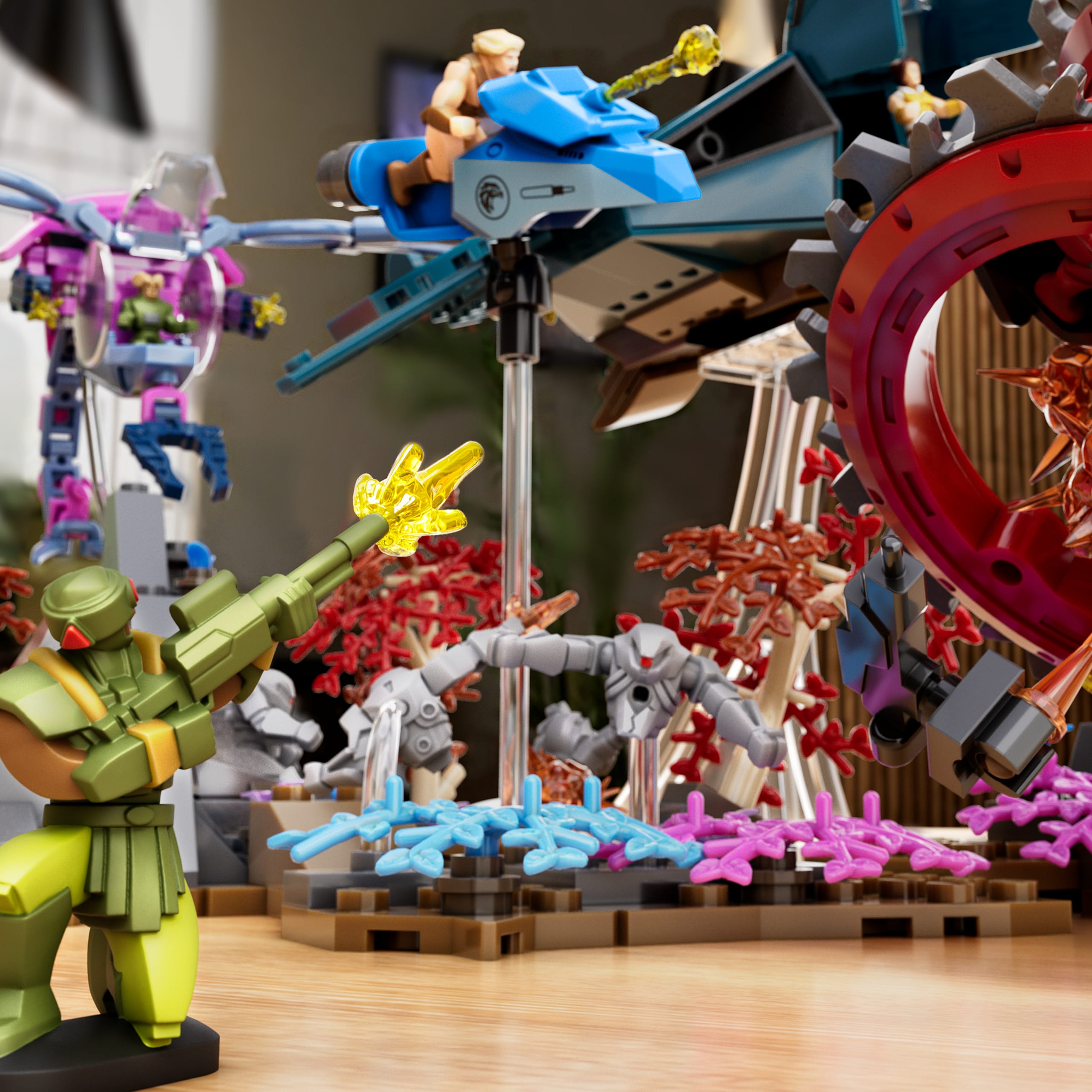 Mattel Brick Shop Mattel Brick Shop Jogo de Construção Project First Ones Flying - Image 6