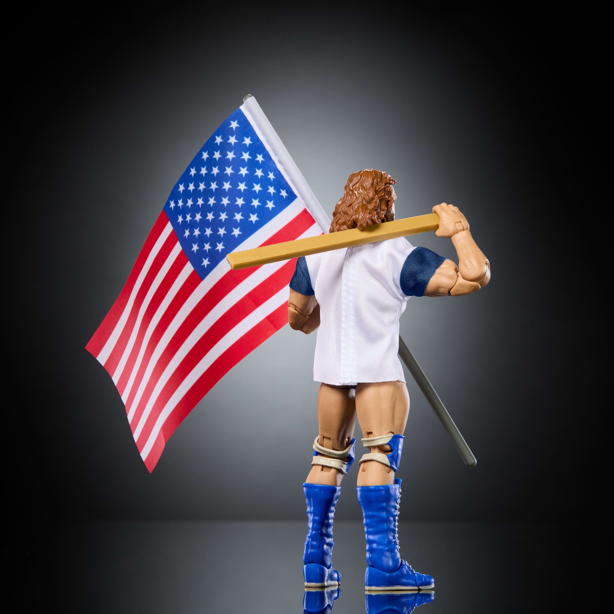 WWE Ultimate Legends Action Hacksaw Jim Duggan Figure & Accessories Set. 6-Inch Collectible Superstar - Image 6