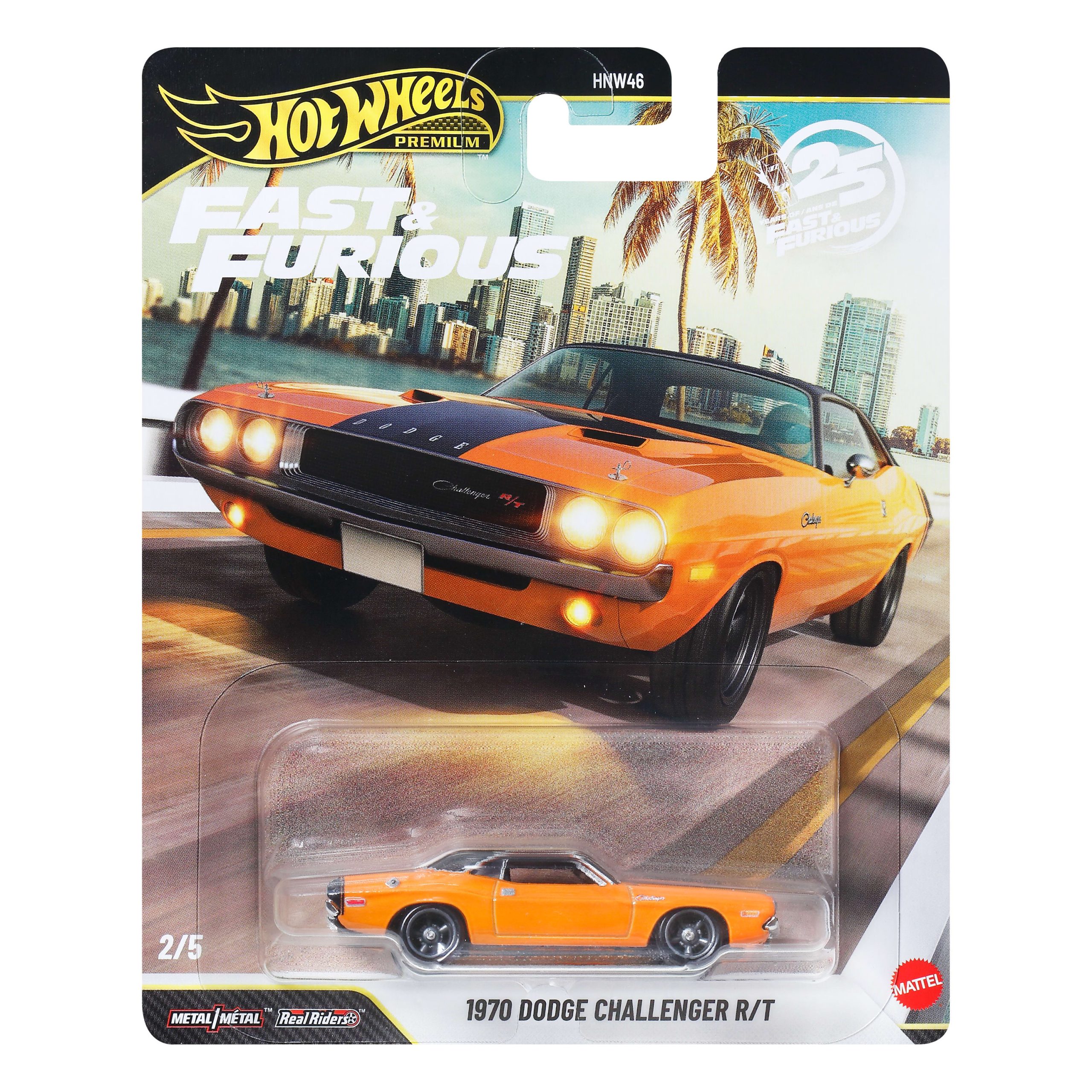 Hot Wheels Premium Fast & Furious 1970 Dodge Challenger R/T