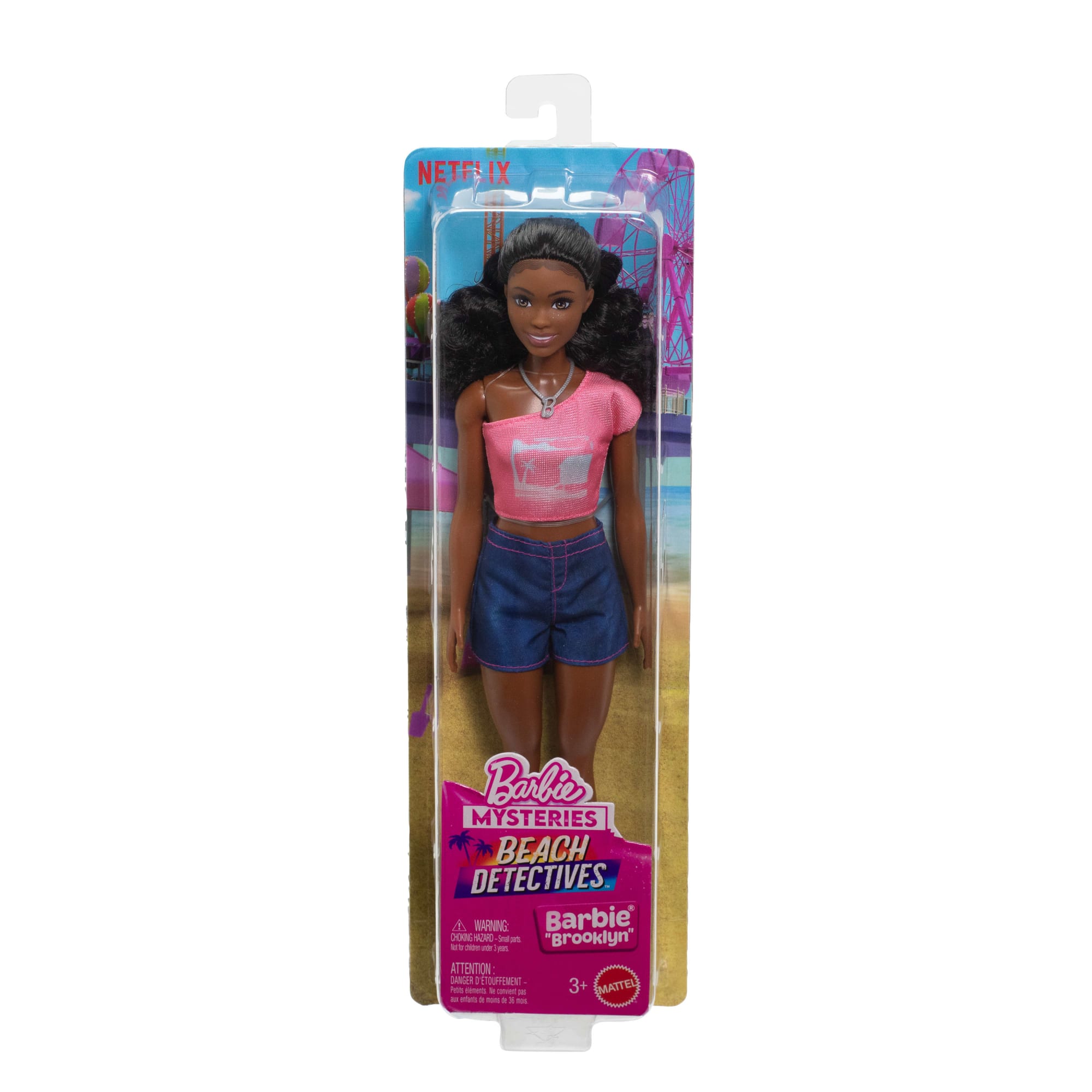 Barbie Mysteries: Beach Detectives Barbie Brooklyn Fashion Doll in Signature Outfit & Accessories - Image 6