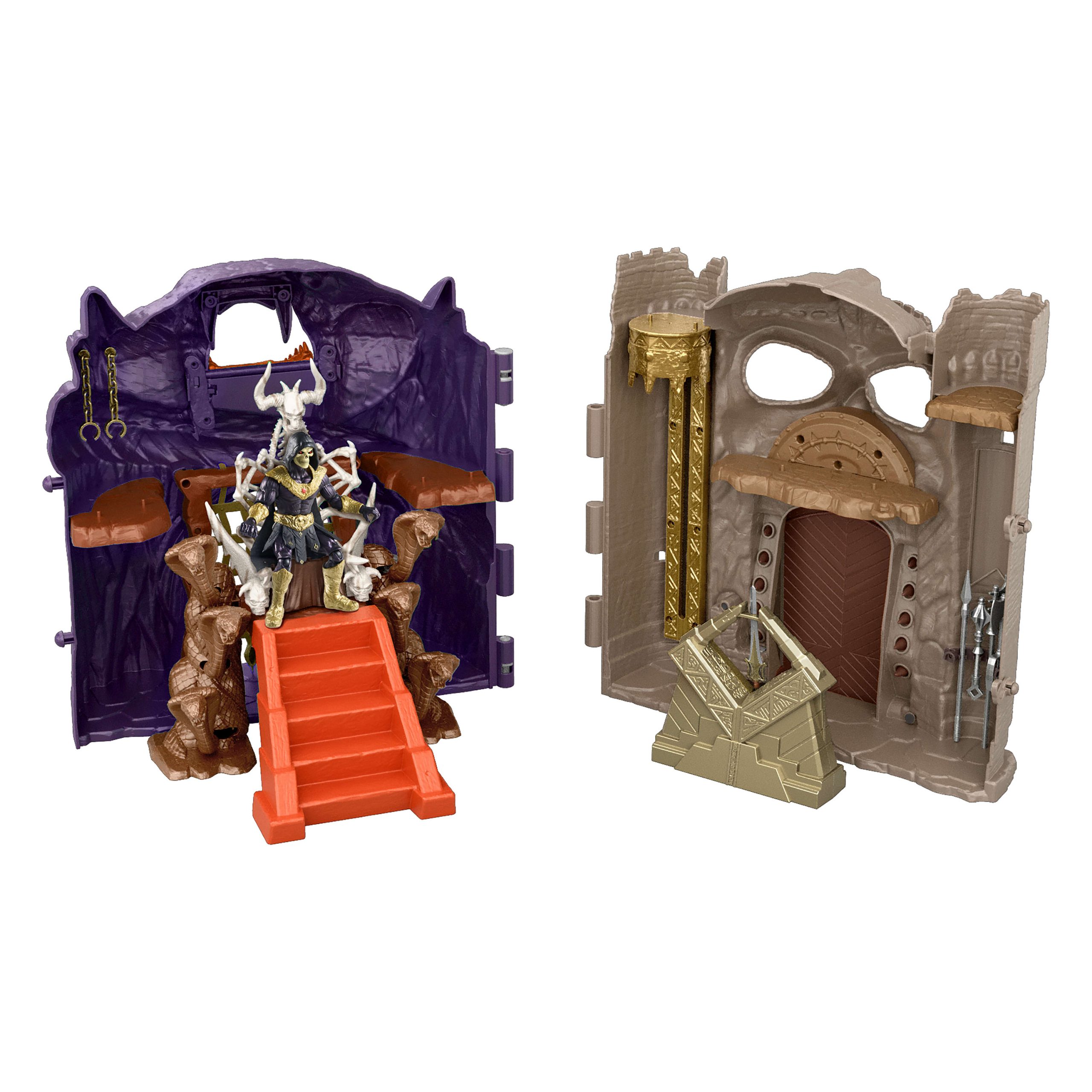 Masters Of The Universe Battle For Eternia Playset. Castle Grayskull. Snake Mountain & Skeletor - Image 3