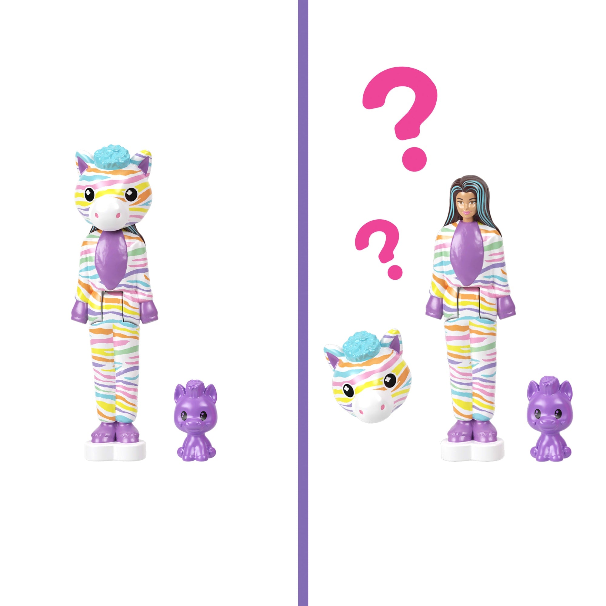 Barbie Mini Barbie Land Color Reveal Mermaid Dolls. 1.5-Inch Doll With Surprise Water Reveal . Series 3 - Image 5