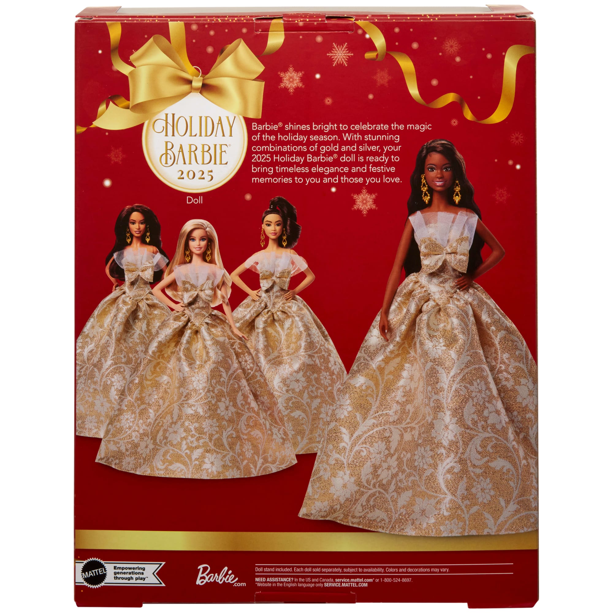 Barbie® Poupée Barbie® Joyeux Noël 2025 - Image 6