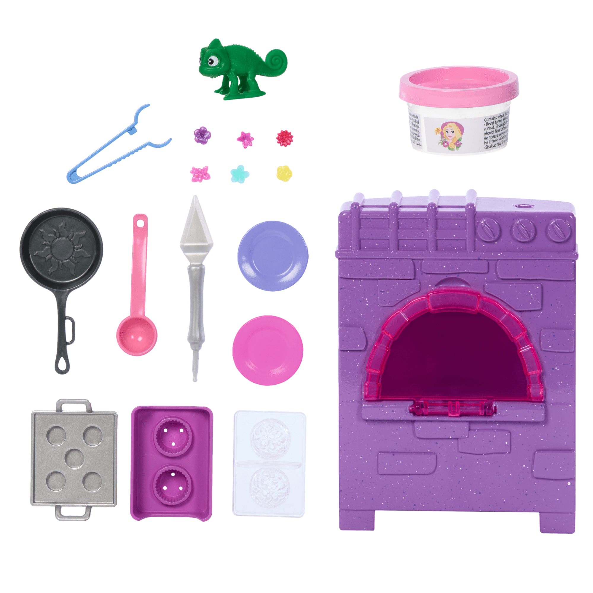 Disney Princess Enchanted Stories Rapunzel Baking Set W/ Dough & 15 Accessories. Inspired By Movie - Image 5