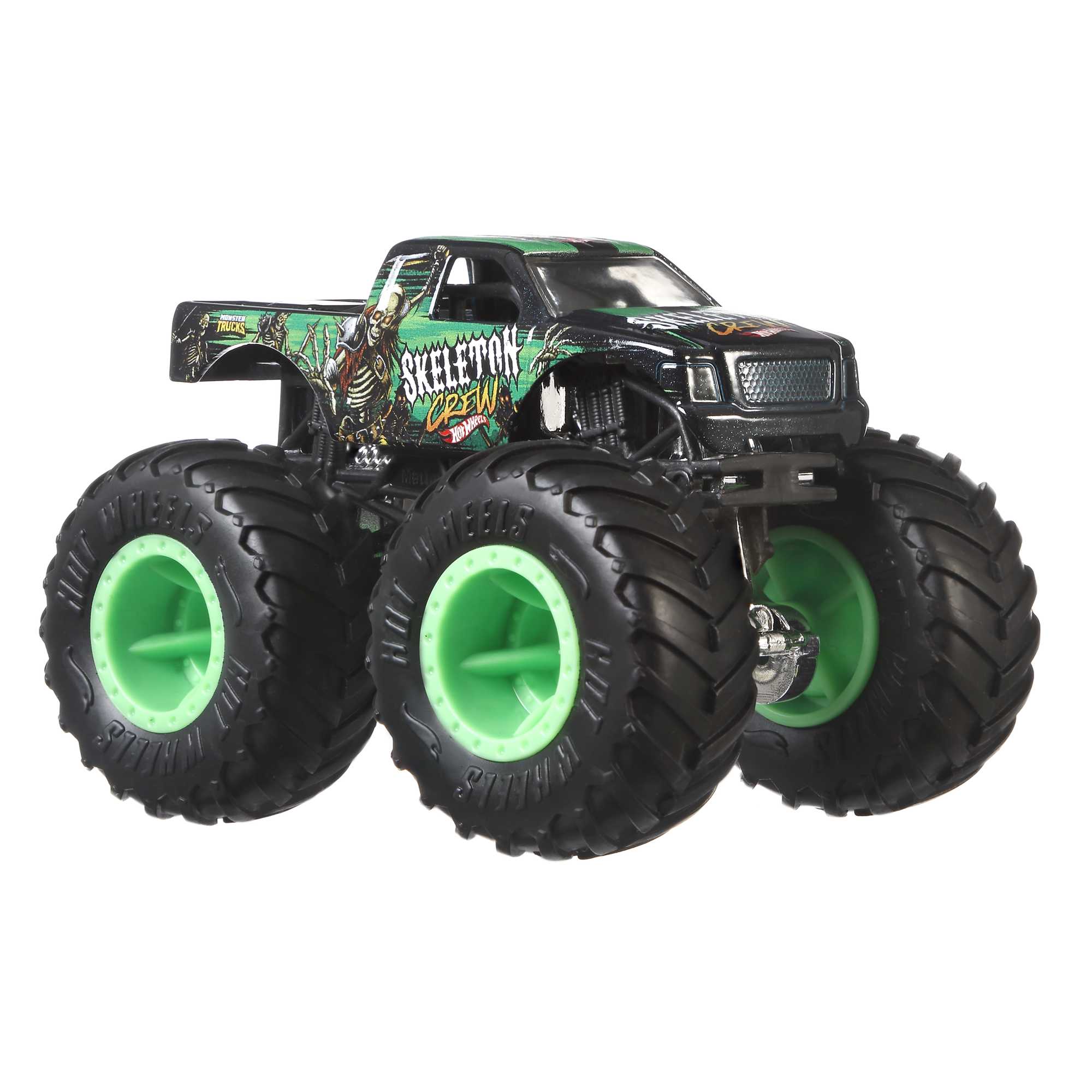 Hot Wheels Monster Trucks. Set Of 12 1:64 Die-Cast Toy Trucks For Kids - Image 4