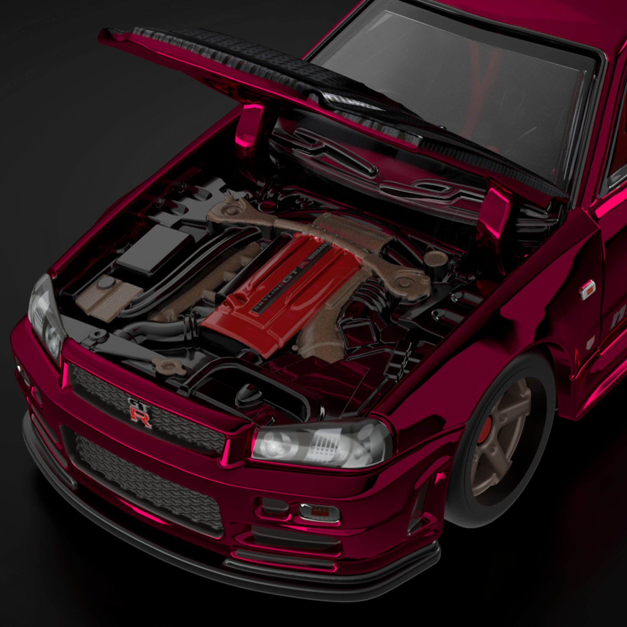 Hot Wheels RLC Exclusive sELECTIONs Nissan Skyline GT-R (BNR34) - Image 10
