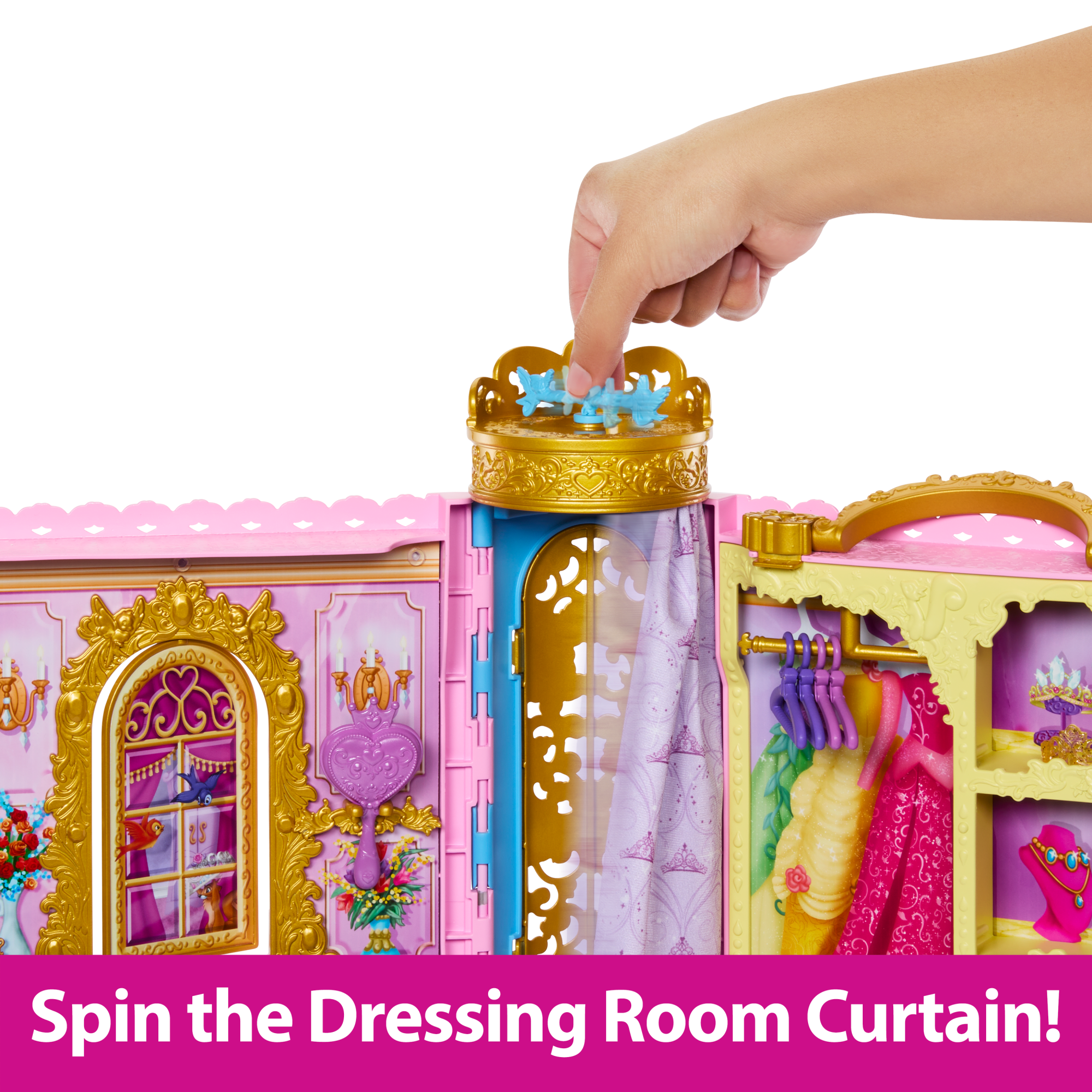 Disney Princess Ready For The Ball Closet With Fashions. Accessories. & Storage. Opens 2 Feet Wide - Image 3