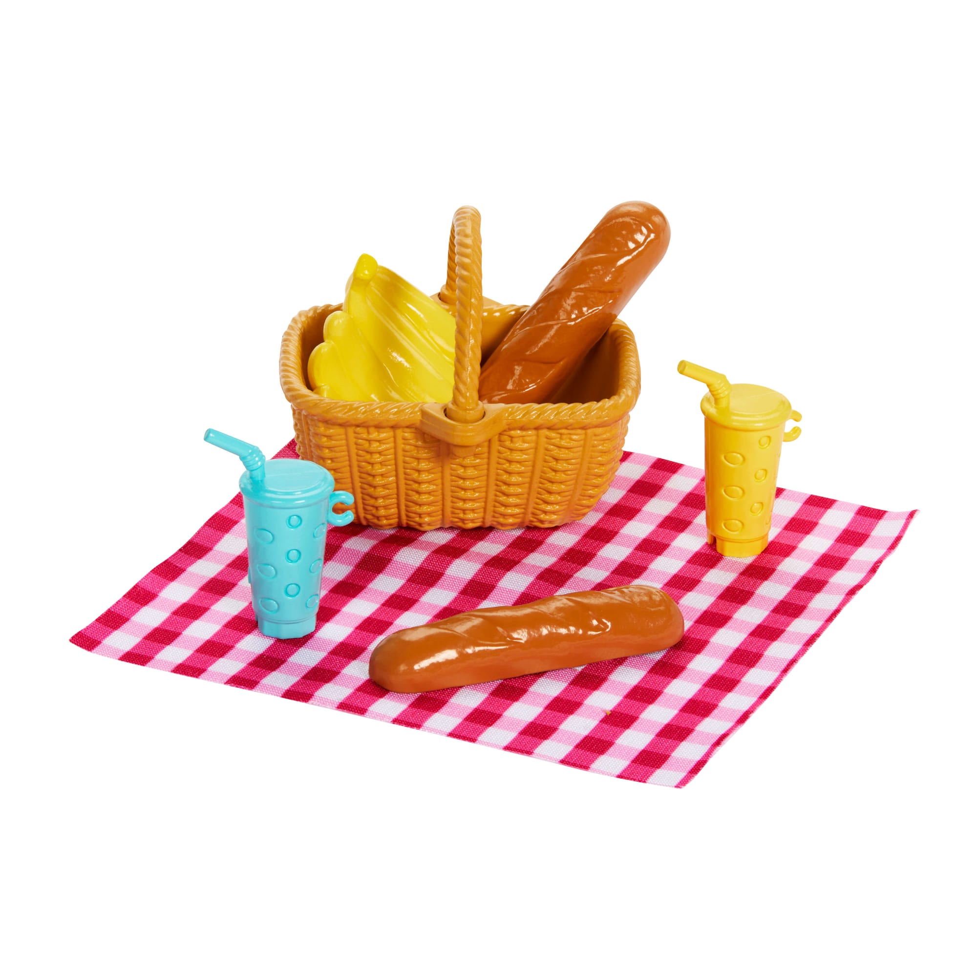 Barbie Family & Friends Dolls & Accessories. Picnic-Themed Playset With 2 Dolls & 9 Pieces - Image 3
