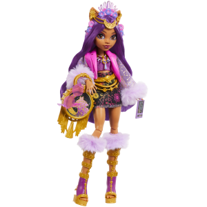 Monster High Monster Fest Clawdeen Wolf Fashion Doll With Festival Outfit. Band Poster And Accessories