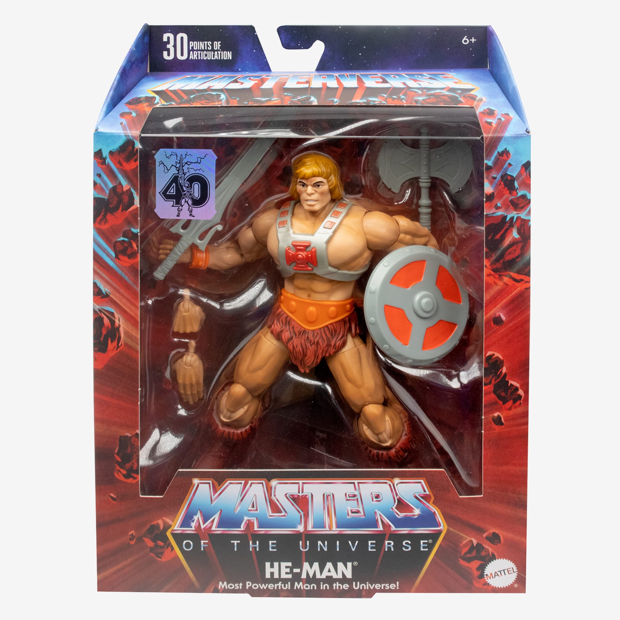 Masters of the Universe Masterverse He-Man 40th Anniversary Action Figure - Image 4