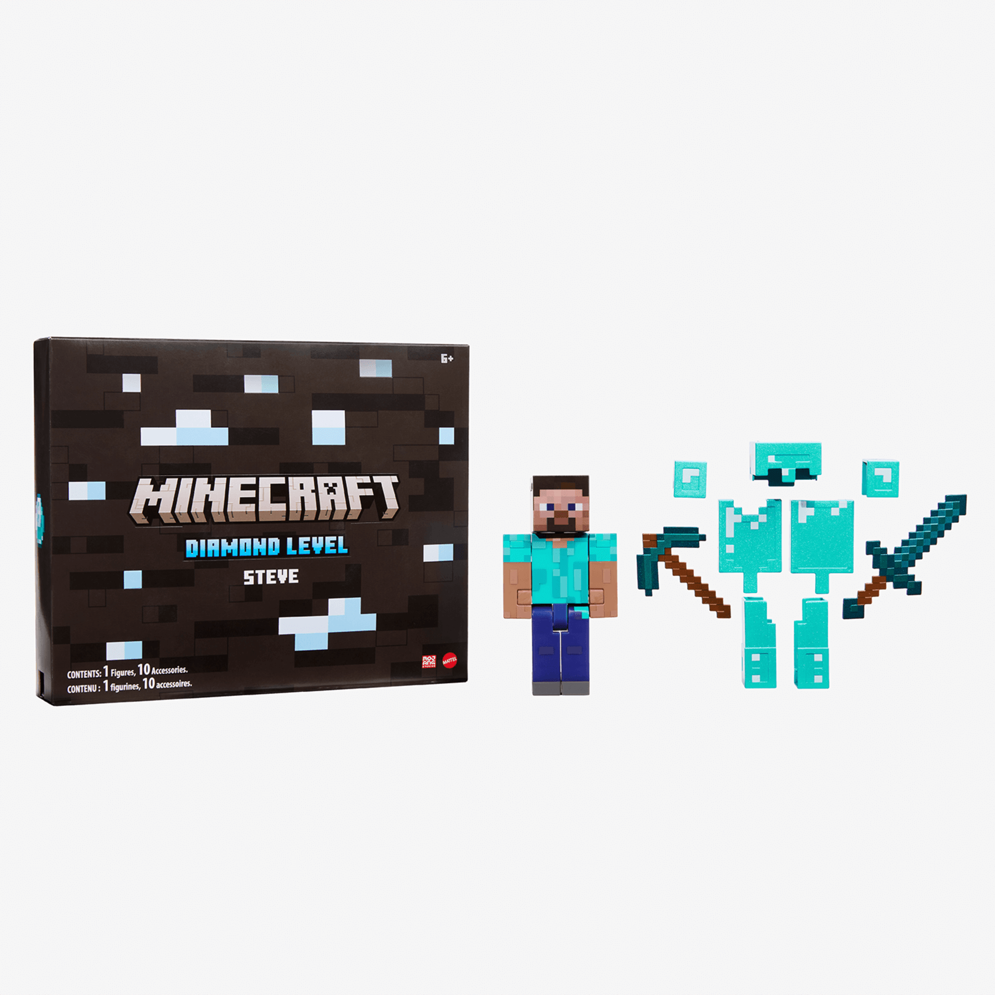 Minecraft Diamond Level Steve Collector Action Figure - Image 2