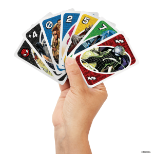 UNO The Amazing Spider-Man Card Game For Kids. Adults & Family Night inspired By Marvel Comic Book Series