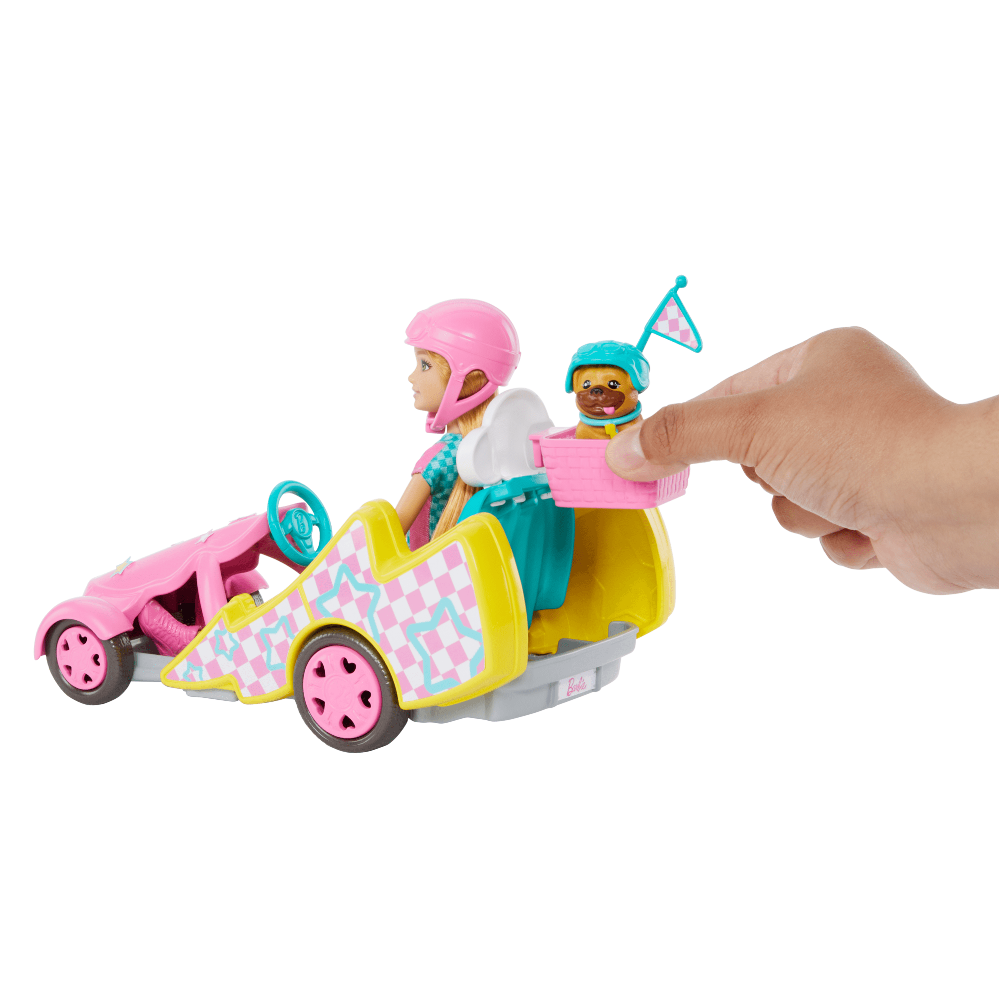 Barbie-Poupée Stacie Karting. Avec Kart. Chien et Accessoires - Image 3