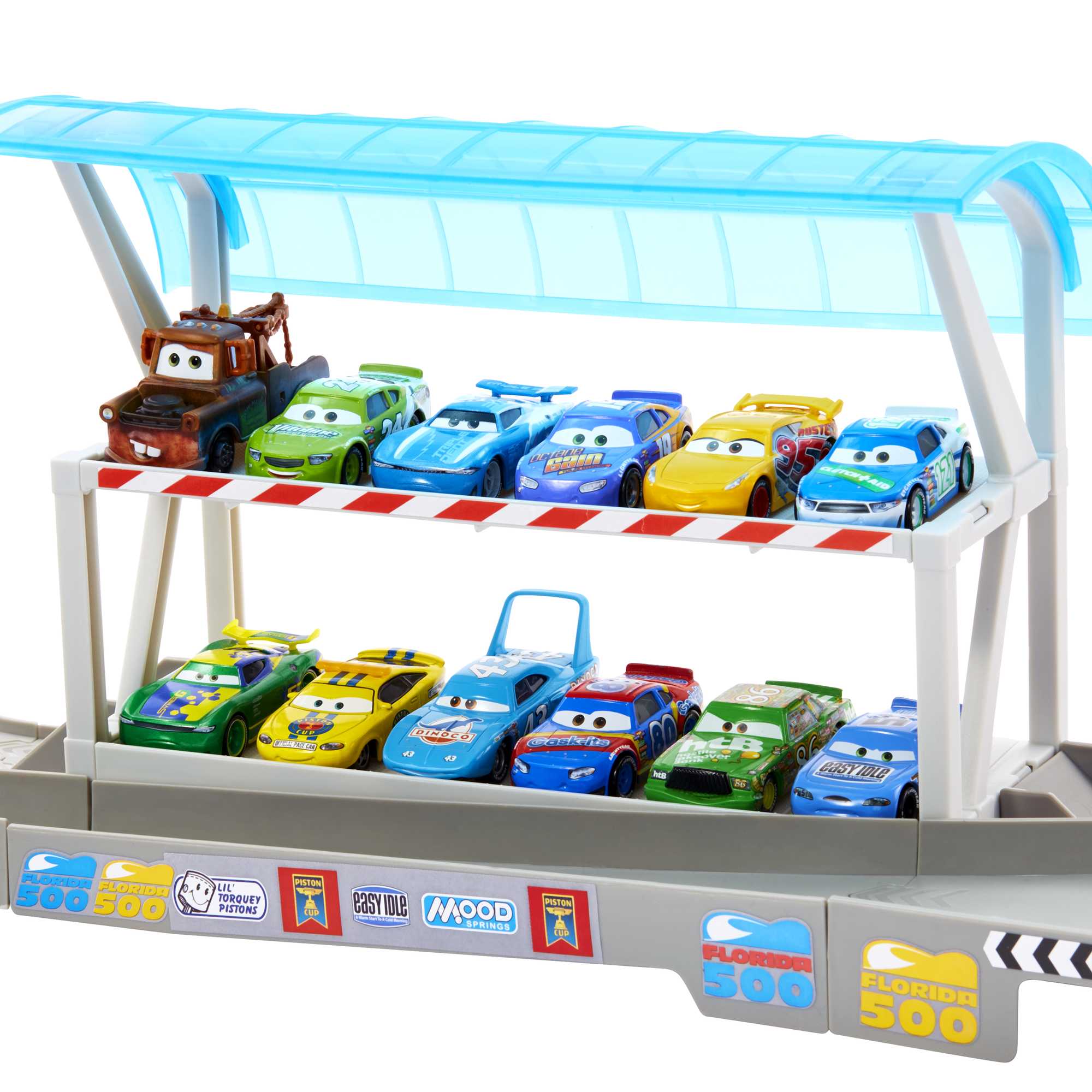 Disney And Pixar Cars Ultimate Florida Speedway Track Set With 1 Car - Image 4