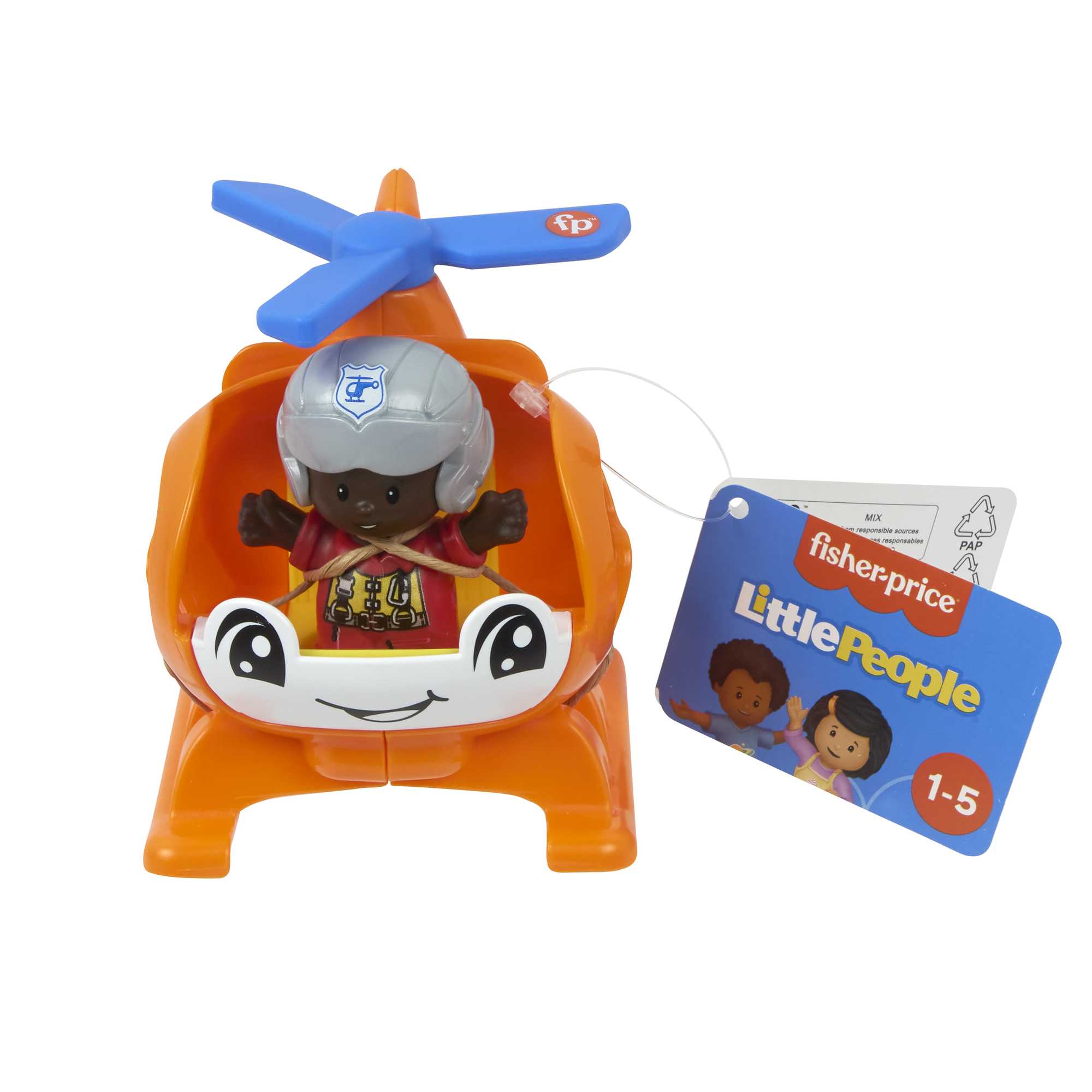 Fisher-Price Little People Help And Go Tow Truck & Figure Set For Toddlers. 2 Pieces - Image 4