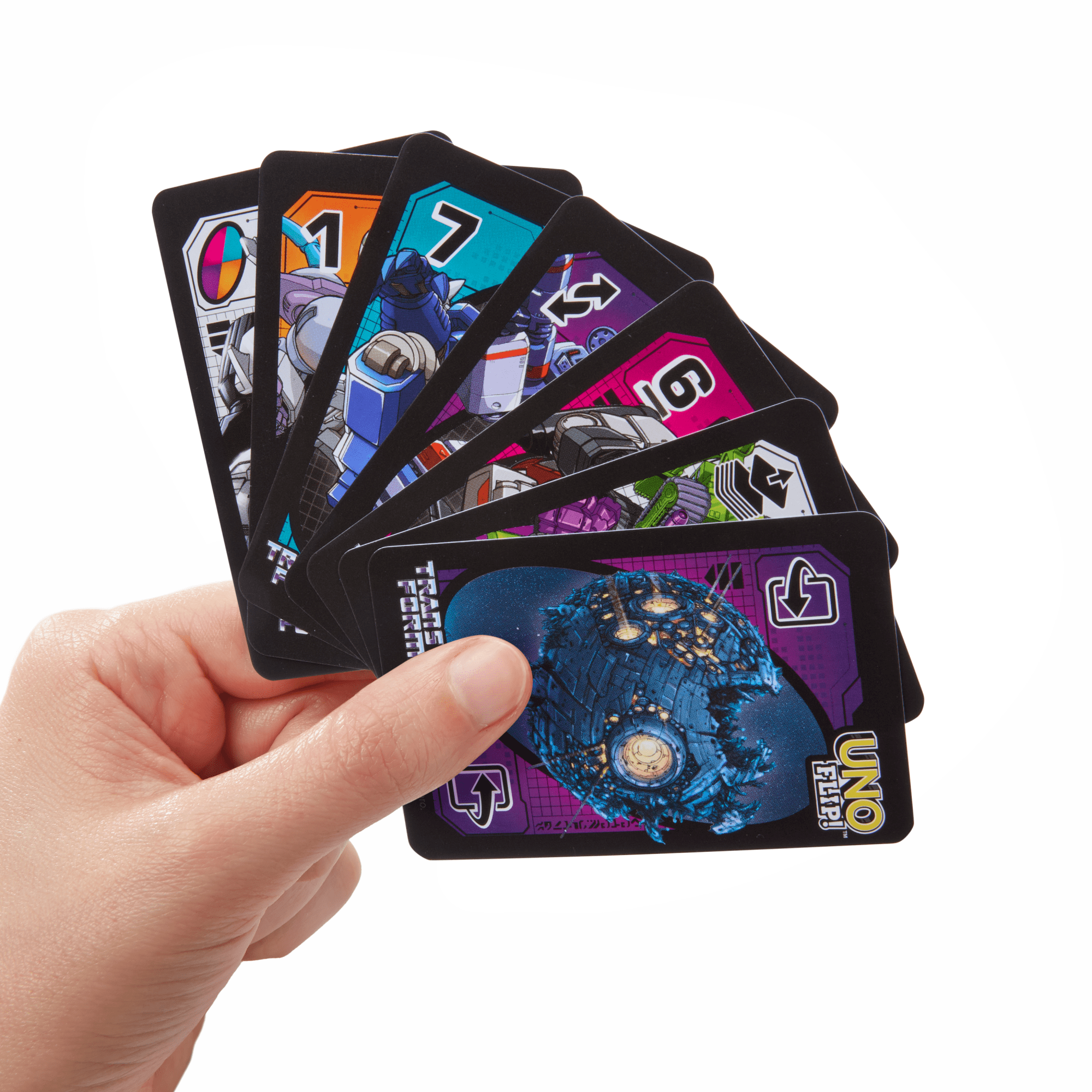 UNO Flip Transformers Card Game For Kids & Family Night - Image 2