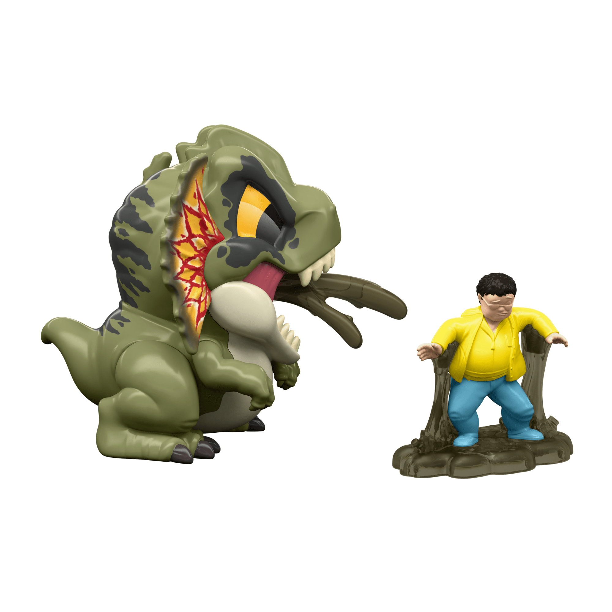 Jurassic World Dinosaurio de Juguete Dilophosaurus Bite Club Coleccionable - Image 2