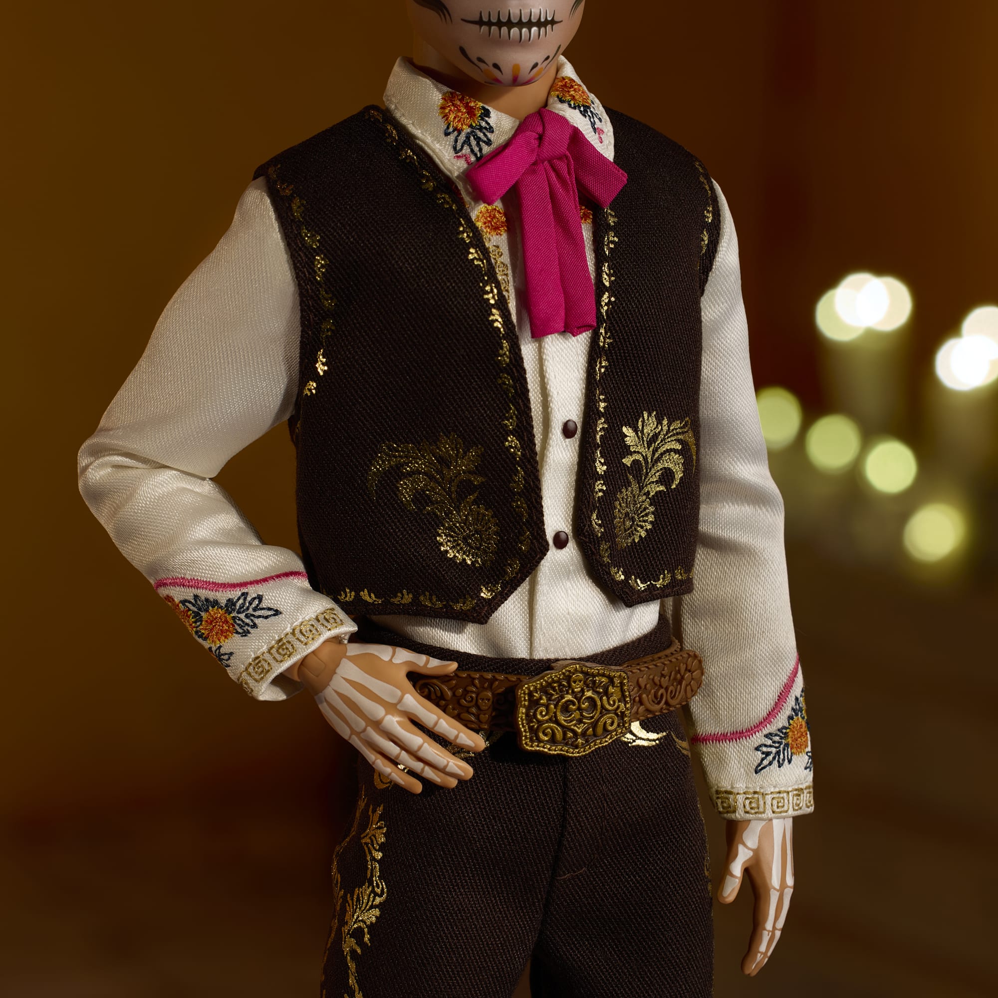 Barbie Signature Día De Muertos 2025 Collectible Ken Doll in Suit And Sombrero - Image 3