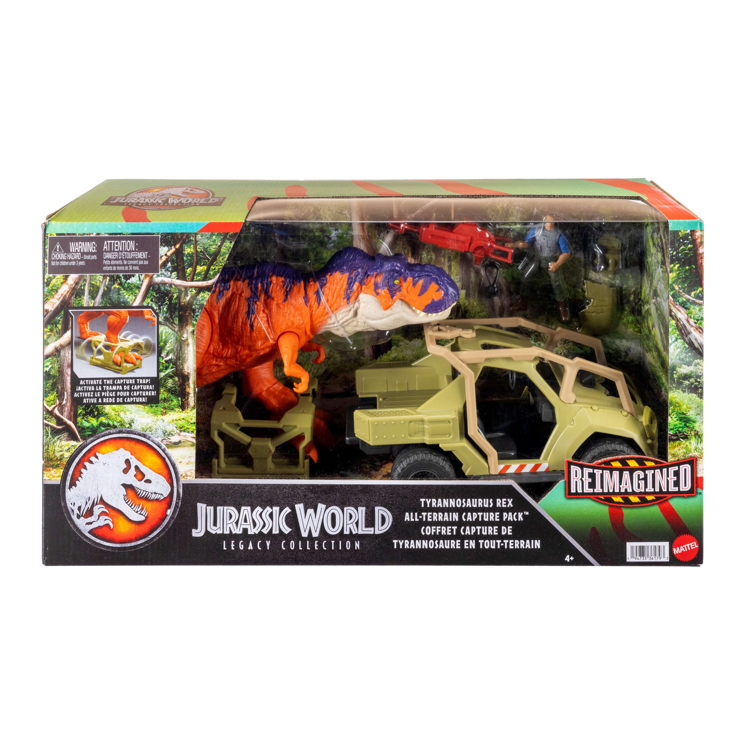 Jurassic World Legacy Collection Reimagined Tyrannosaurus Rex All-Terrain Capture Pack - Image 6