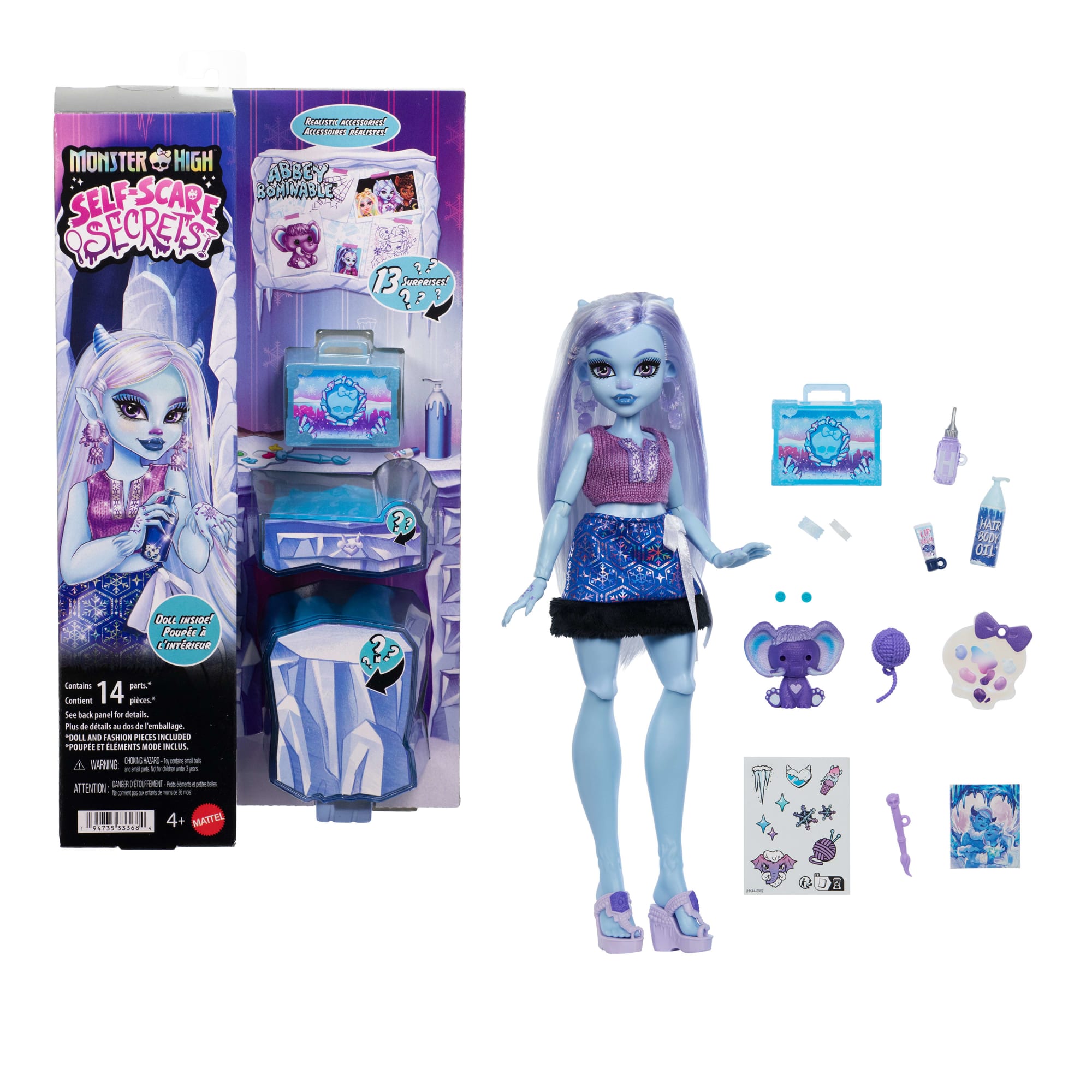Monster High Muñeca Self-Scare Secrets Abbey