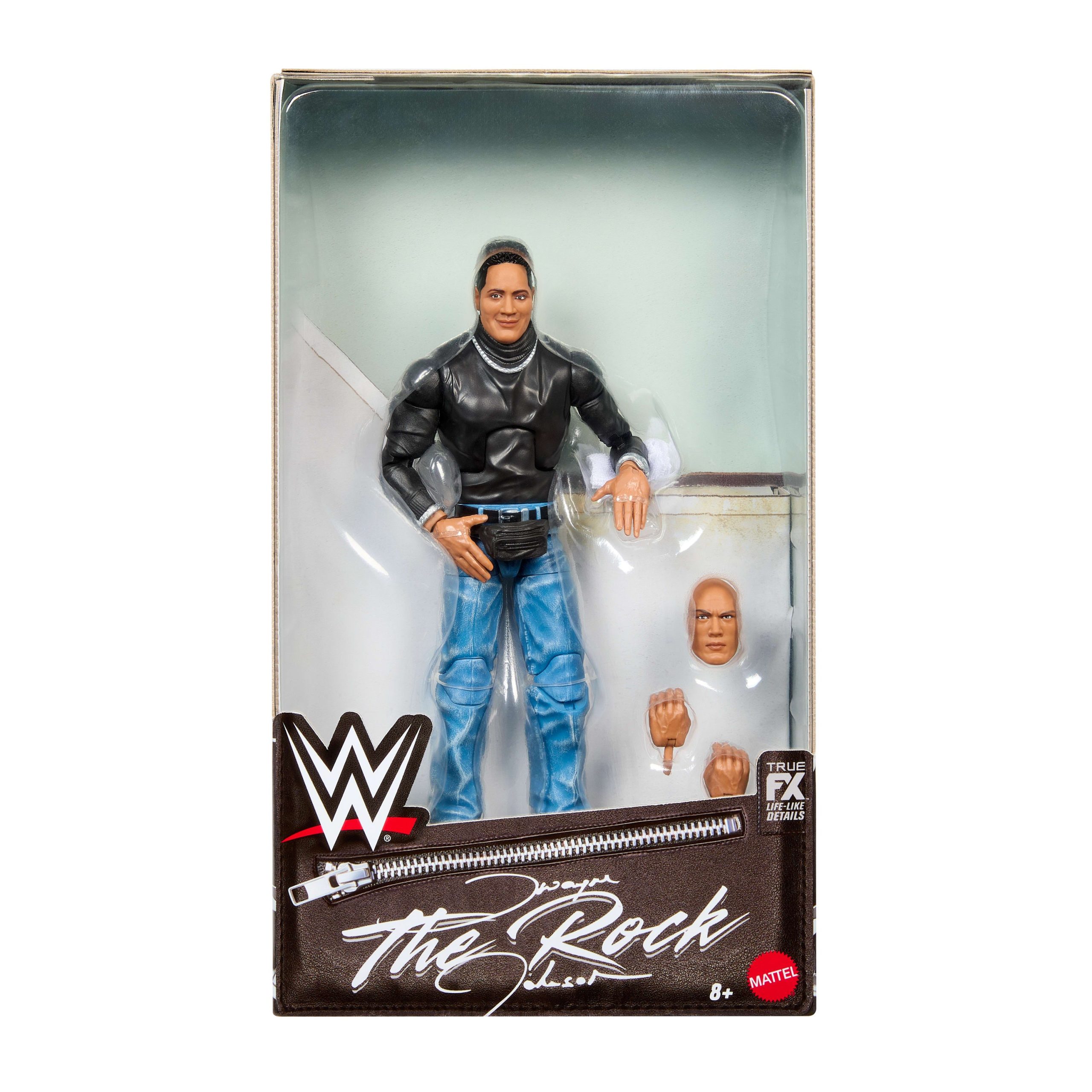 WWE Elite Collection The Rock Action Figure & Accessories. 6-inch Collectible Set - Image 2