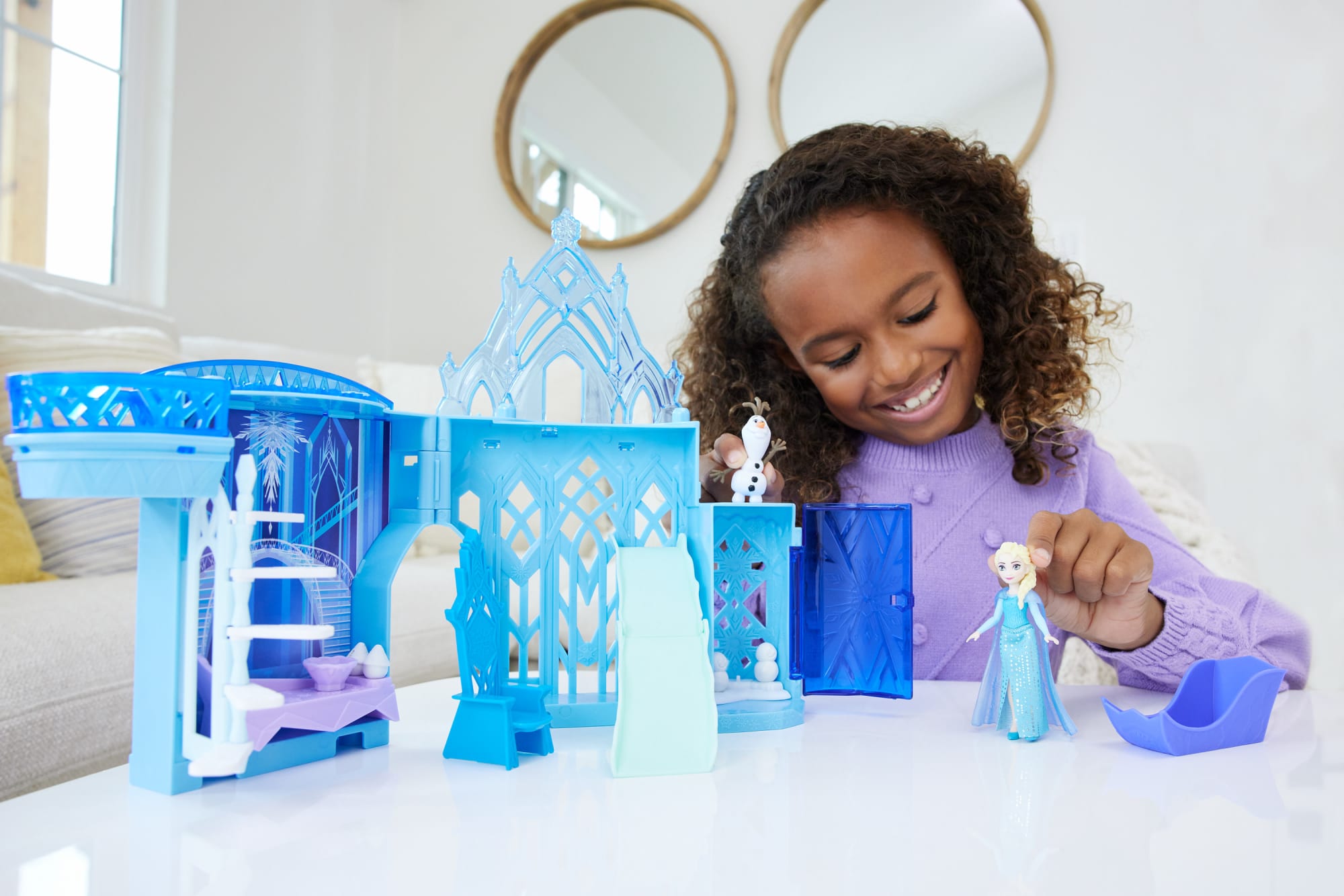 Disney Frozen Toys. Elsa's Stacking Castle. Gifts For Kids - Image 2