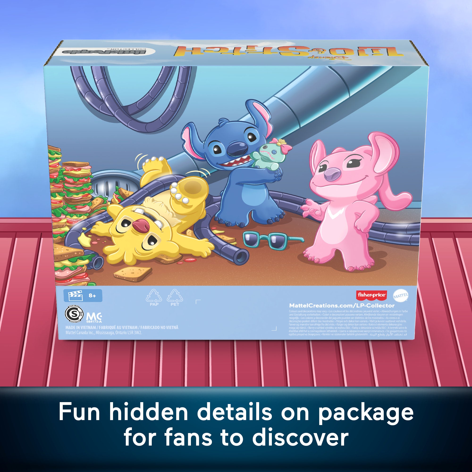 Little People Collector Set Disney Stitch & The Cousins Special Edition For Fans. 3 Figures - Image 4