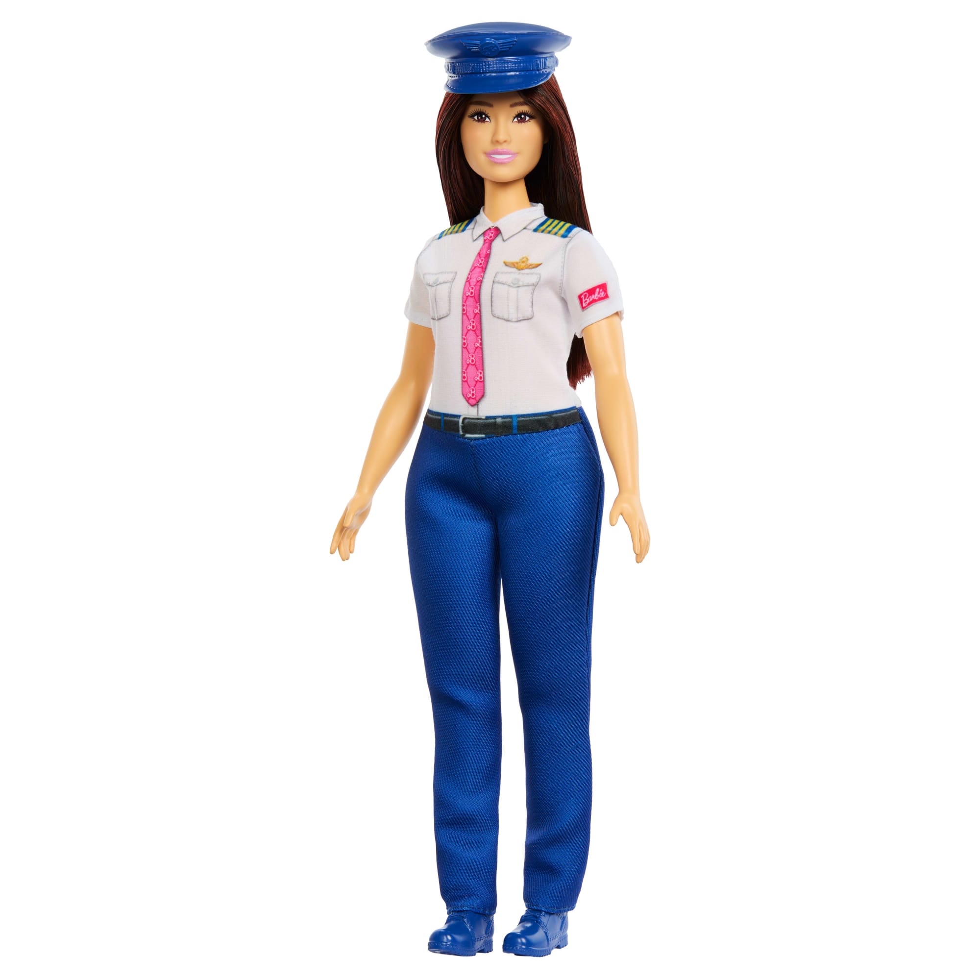 Barbie Careers Pilot Doll & Accessory. Fashion Doll Wearing Removable Uniform & Shoes With Hat - Image 2