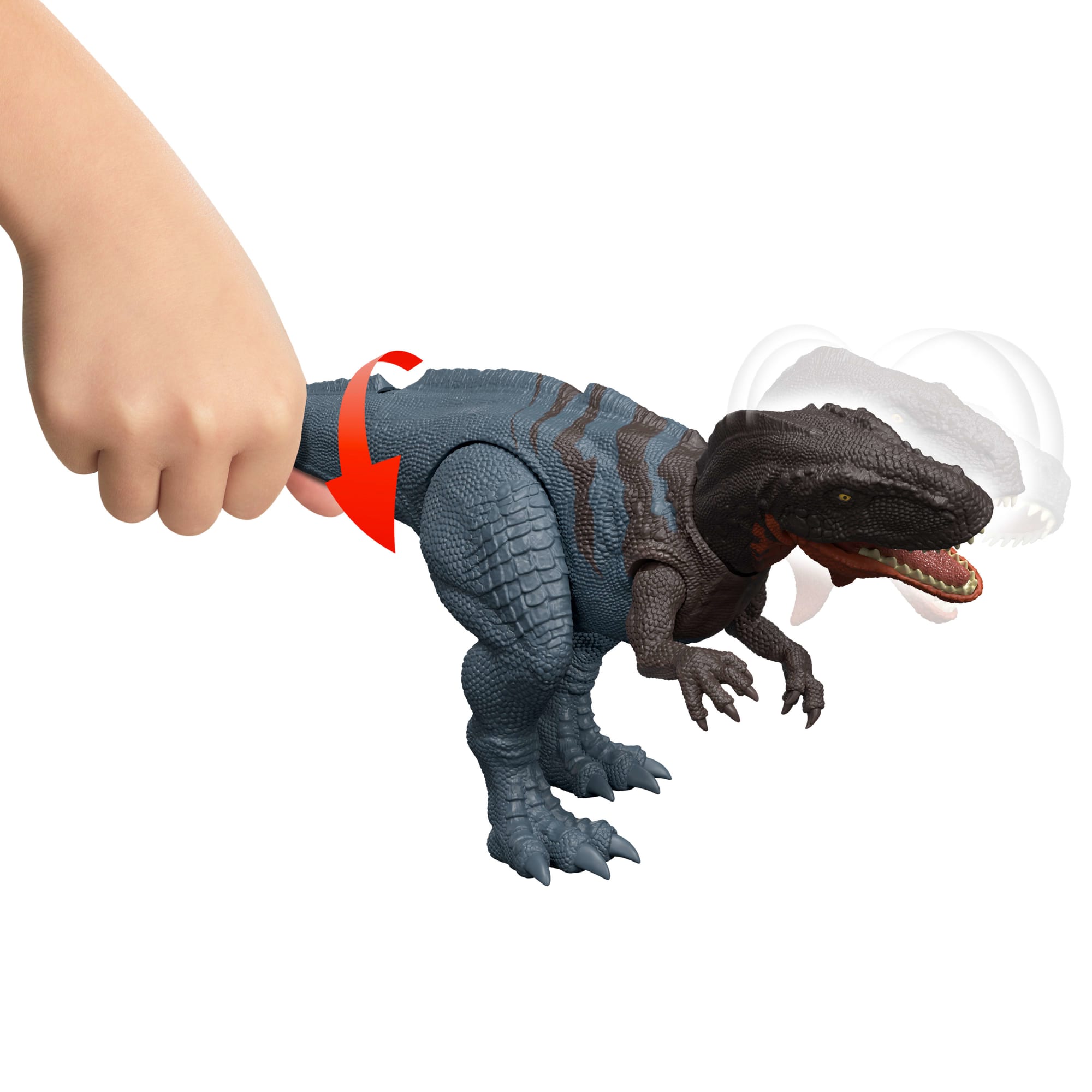 Jurassic World Dinossauro de Brinquedo Rebirth Rugido Selvagem Abelisaurus - Image 4