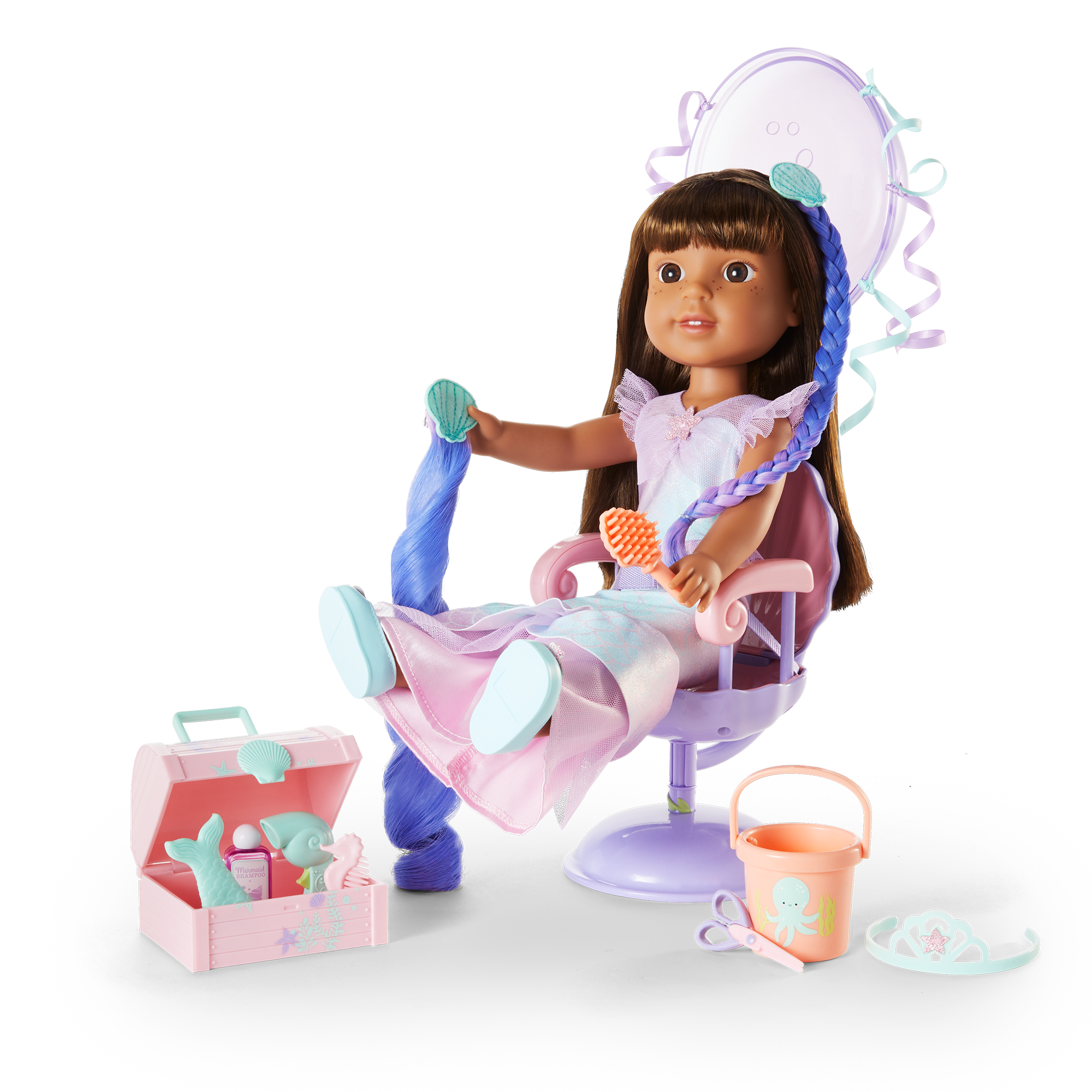 Seashell Salon Set for WellieWishers™ Dolls - Image 6