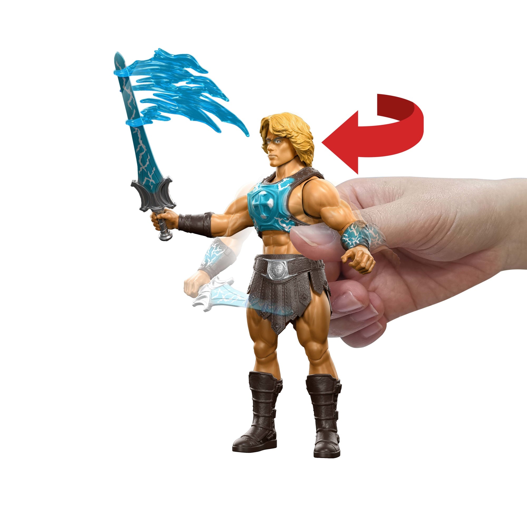 Figurine He-Man Power Sword Slash de La Série Les Maîtres de L'Univers - Image 2