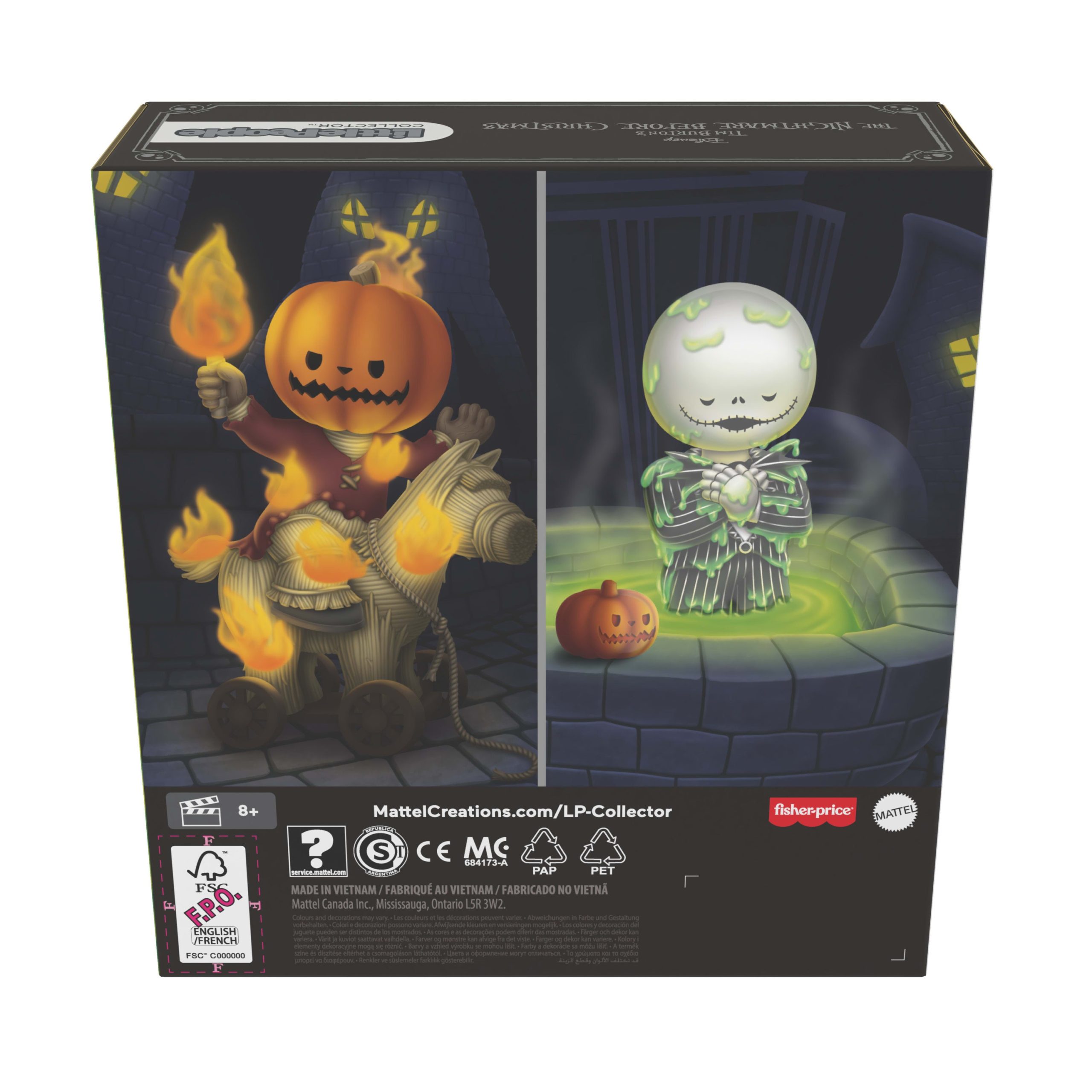 Little People Collector DISNEY Tim Burton's The Nightmare Before Christmas: The Pumpkin King Special Edition Set - Image 11