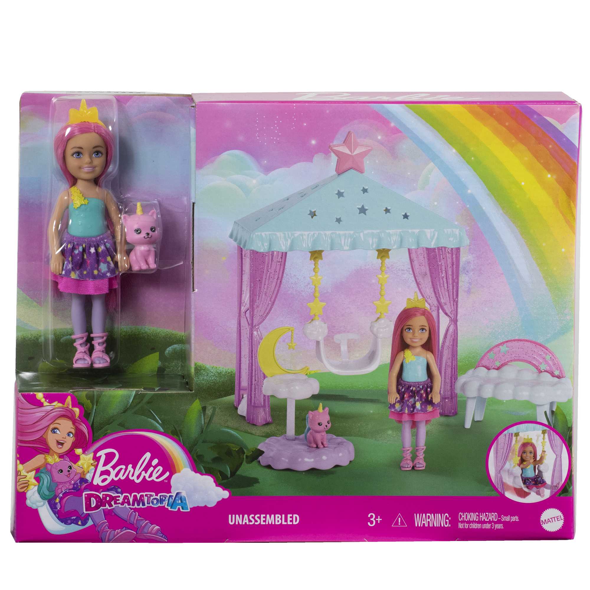 Barbie®-La Tête Dans Les Étoiles-Coffret Avec Poupée Chelsea et Chat - Image 6