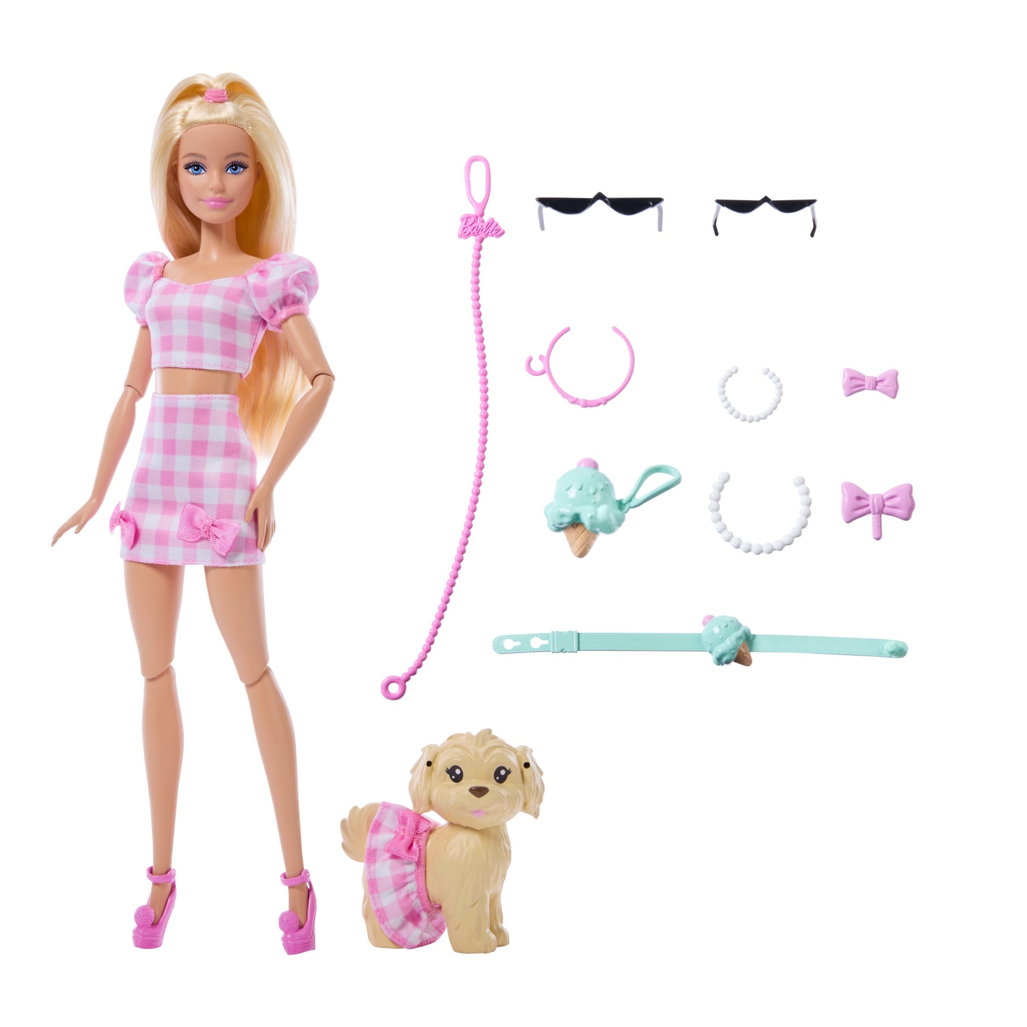 Barbie Fashion & Beauty Boneca Looks Iguais Malibu e Cachorrinho - Image 6