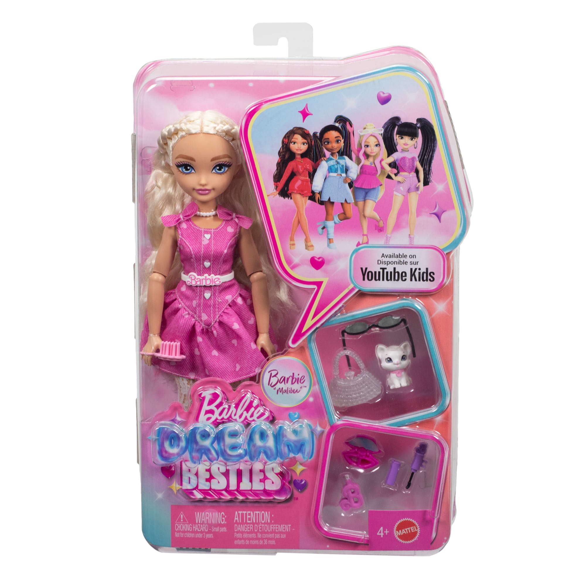 Barbie Poupée Barbie Dream Besties 'Malibu' et Accessoires