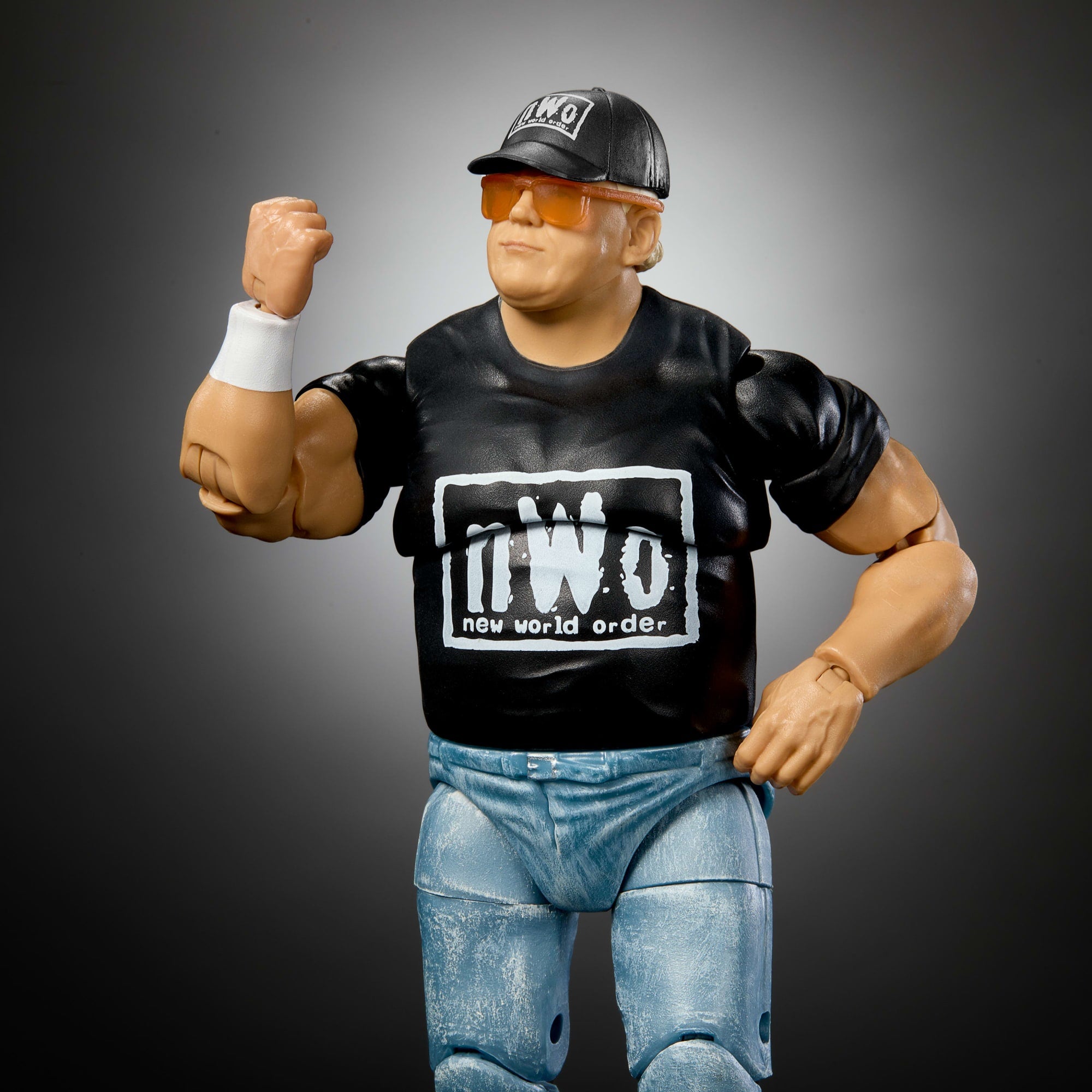 WWE Monday Night War Elite Collection Razor Ramon Action Figure & Dusty Rhodes Build-A-Figure Parts - Image 7