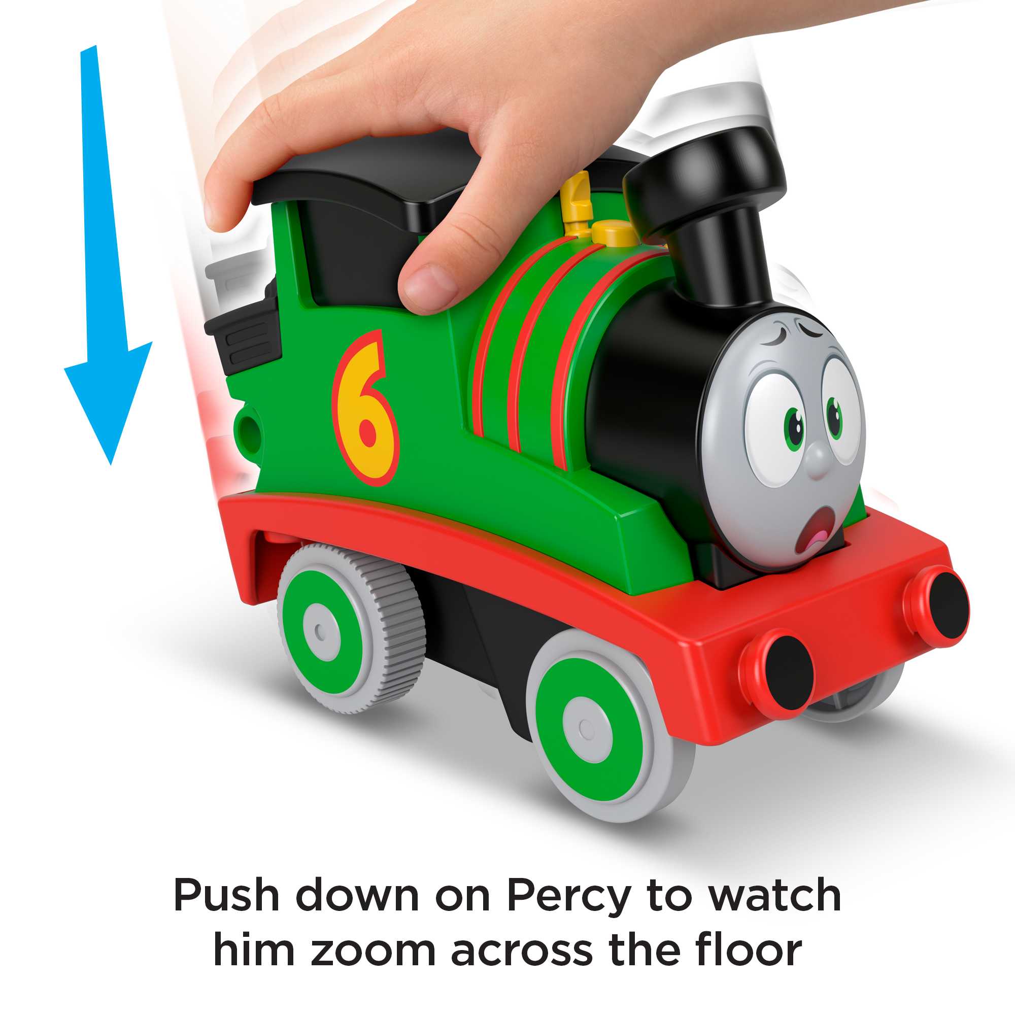Fisher-Price Thomas & Friends Press 'n Go Stunt Engine Percy - Image 3