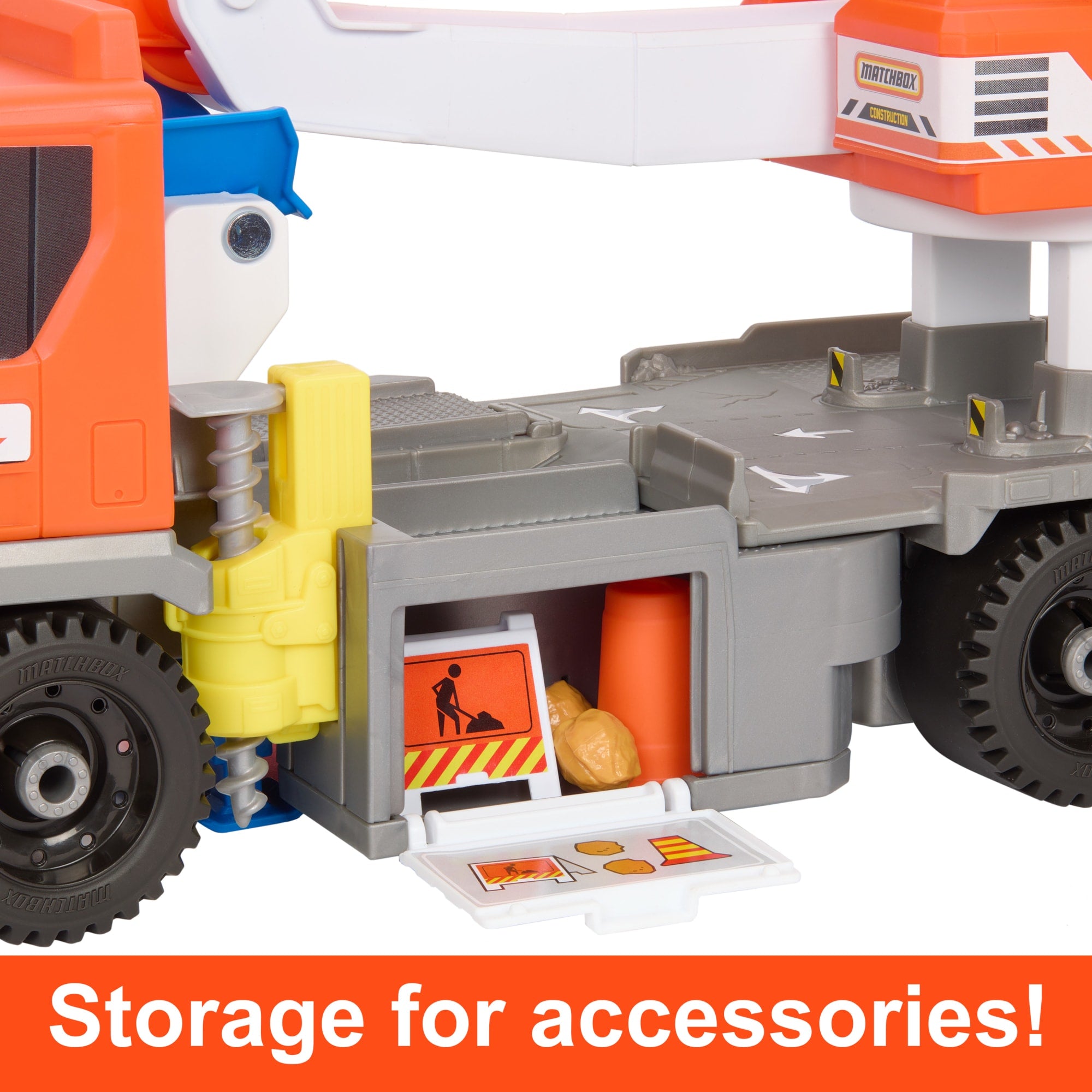 Matchbox Action Drivers Matchbox Transforming Excavator. Toy Construction Truck With 1:64 Scale Vehicle - Image 5