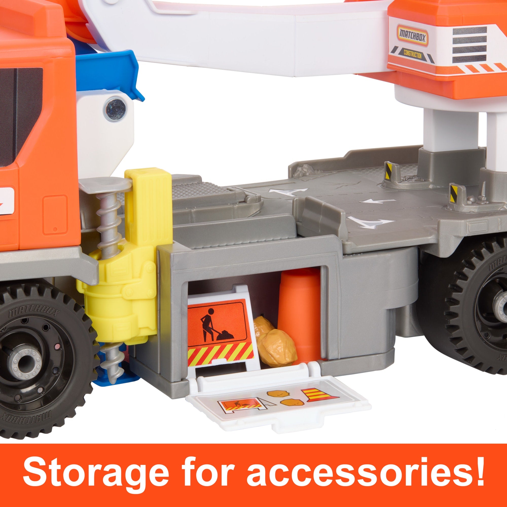 Matchbox Action Drivers Matchbox Transforming Excavator. Toy Construction Truck With 1:64 Scale Vehicle - Image 4